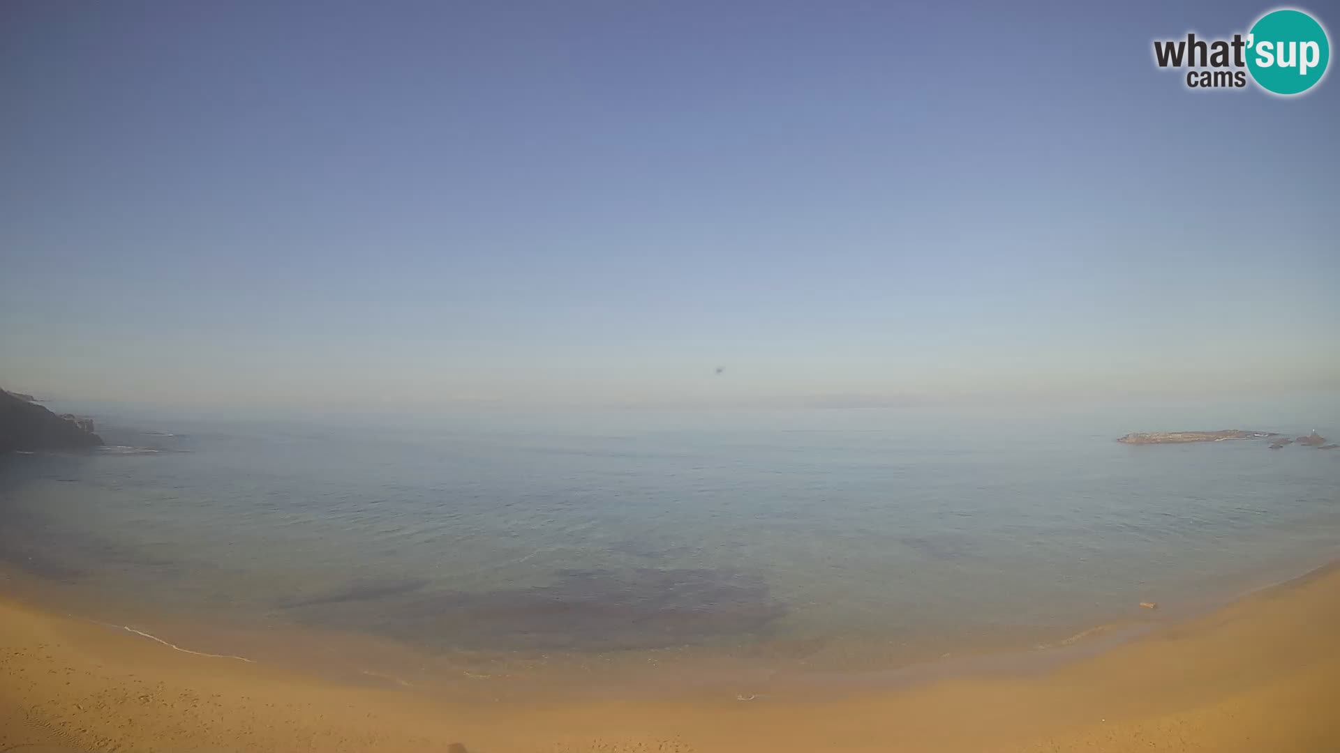 Lu Bagnu spletna kamera v živo Plaža Ampurias – Castelsardo – Sardinija – Italija