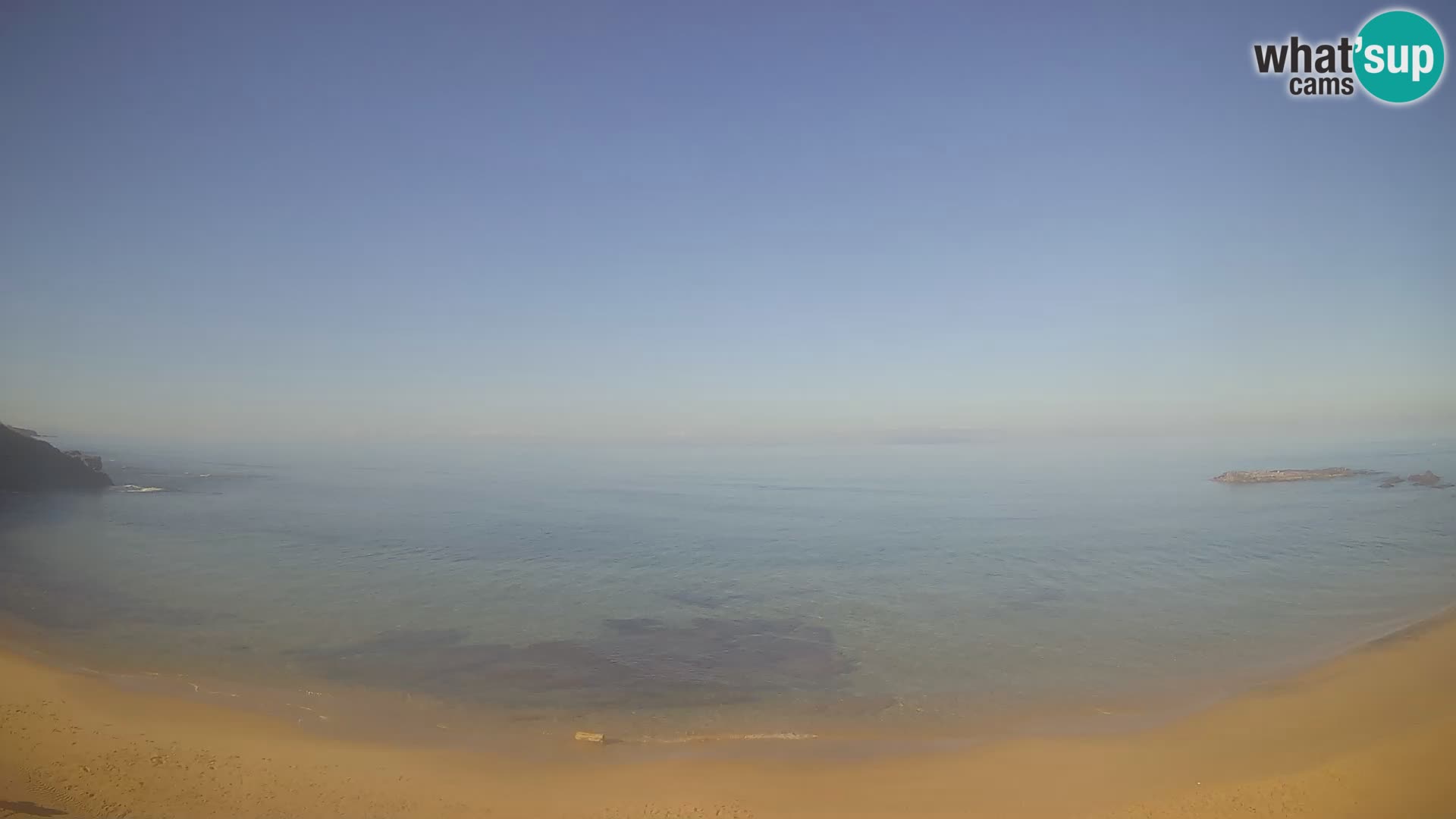 Lu Bagnu spletna kamera v živo Plaža Ampurias – Castelsardo – Sardinija – Italija