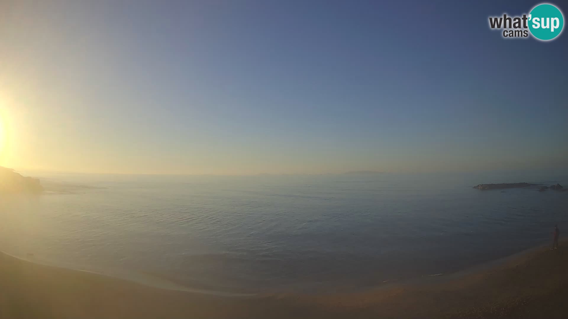 Lu Bagnu webcam en direct Plage d’Ampurias – Castelsardo – Sardaigne – Italie