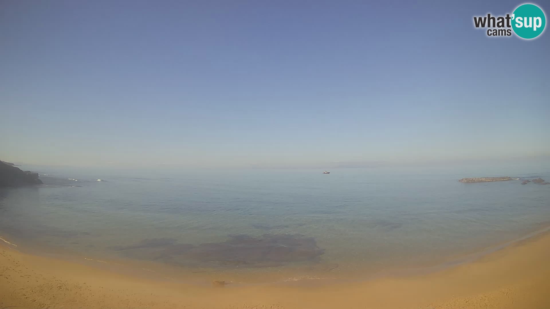 Lu Bagnu spletna kamera v živo Plaža Ampurias – Castelsardo – Sardinija – Italija