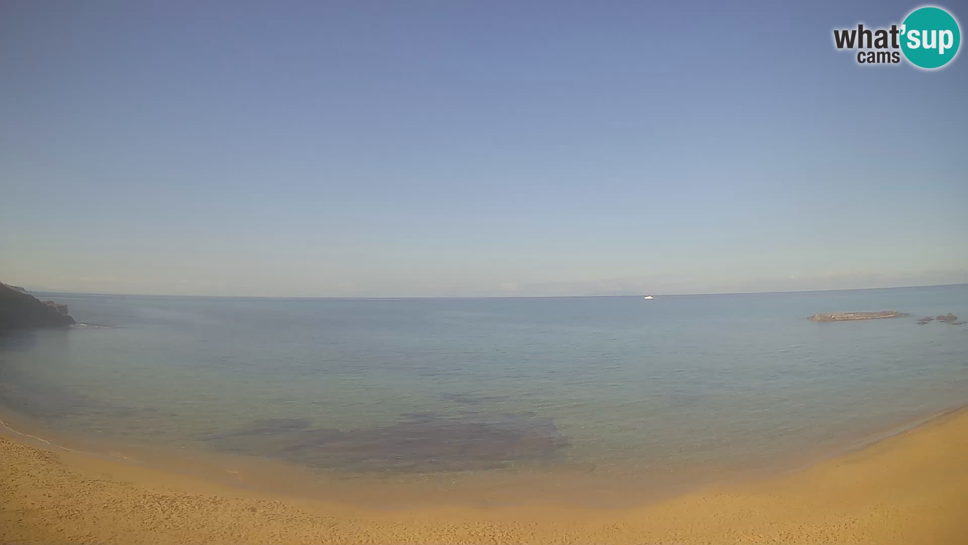 Lu Bagnu spletna kamera v živo Plaža Ampurias – Castelsardo – Sardinija – Italija