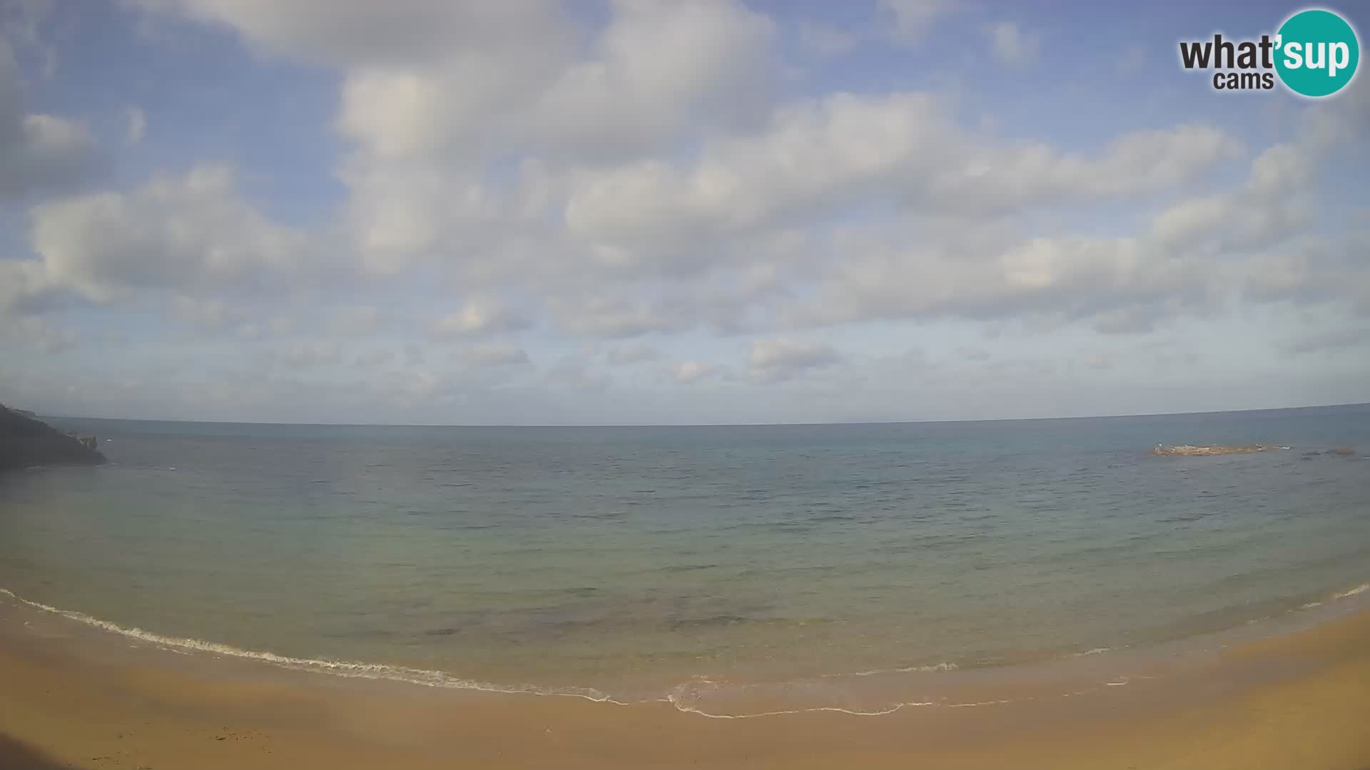 Lu Bagnu spletna kamera v živo Plaža Ampurias – Castelsardo – Sardinija – Italija