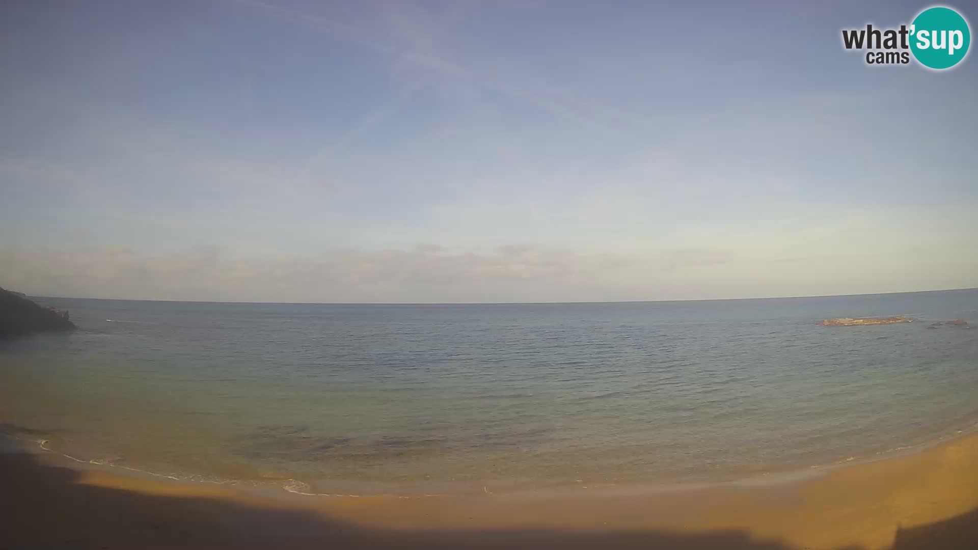 Lu Bagnu spletna kamera v živo Plaža Ampurias – Castelsardo – Sardinija – Italija