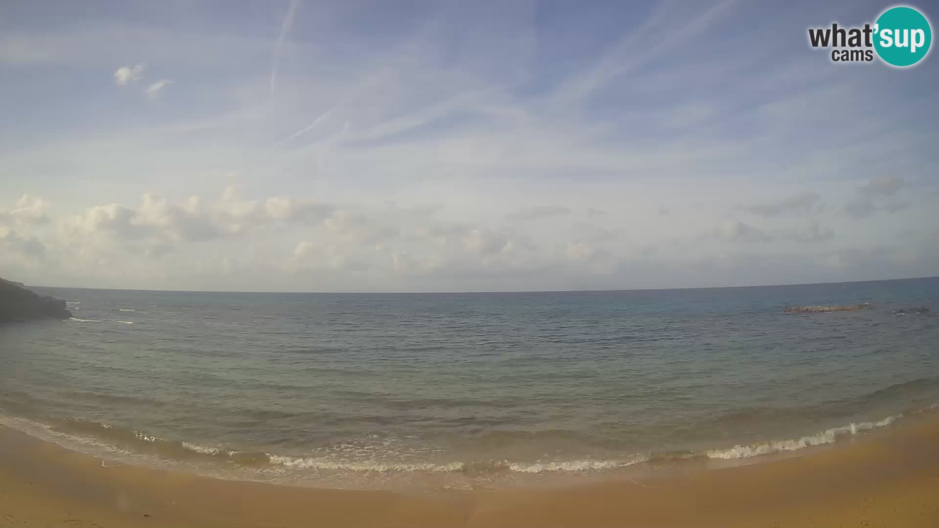 Lu Bagnu spletna kamera v živo Plaža Ampurias – Castelsardo – Sardinija – Italija