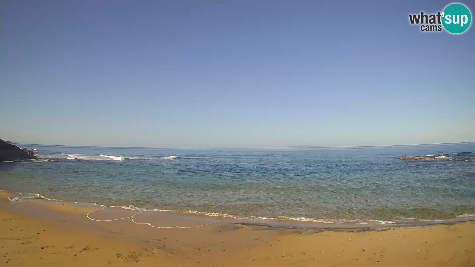 Lu Bagnu spletna kamera v živo Plaža Ampurias – Castelsardo – Sardinija – Italija