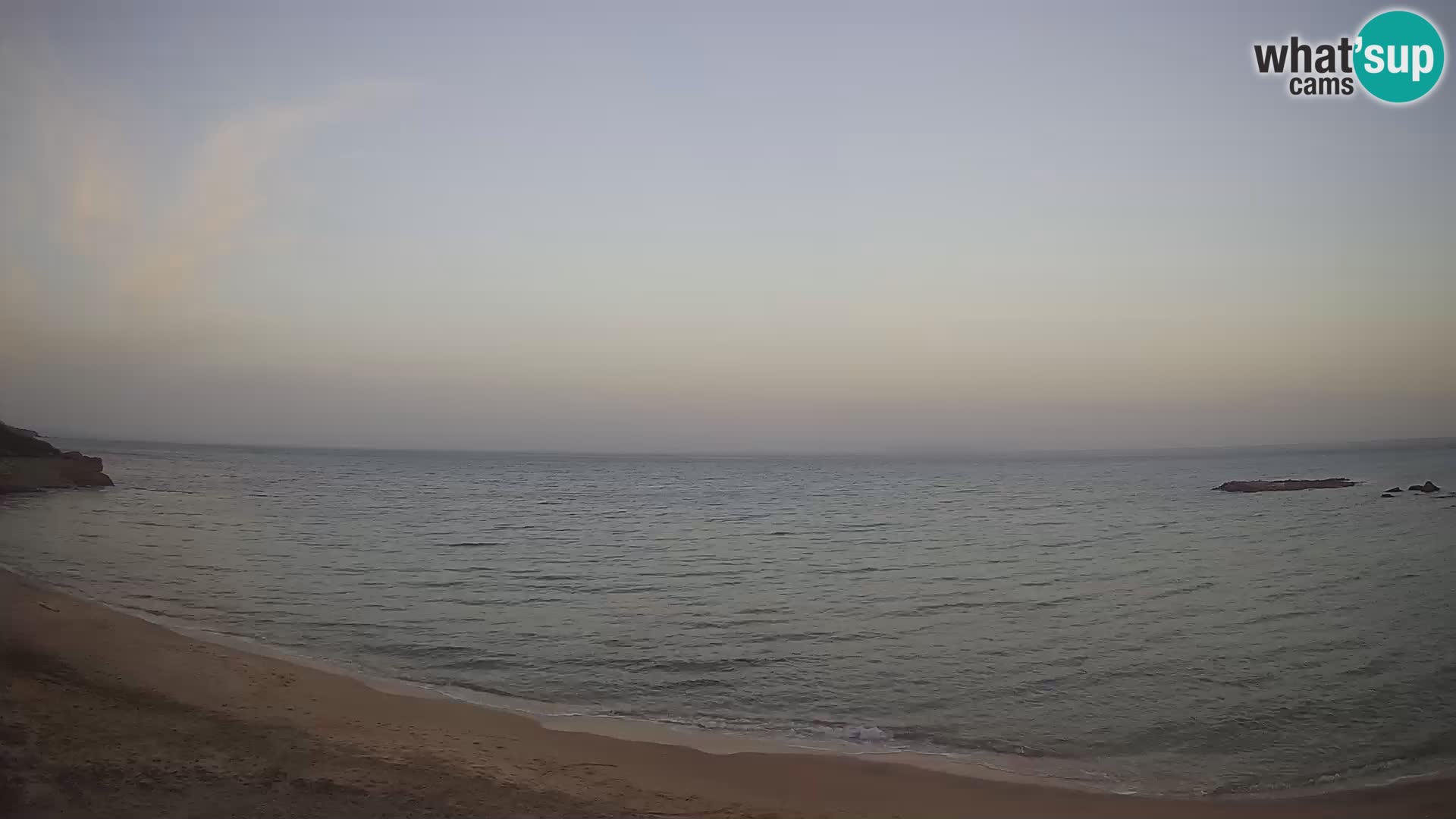 Lu Bagnu spletna kamera v živo Plaža Ampurias – Castelsardo – Sardinija – Italija