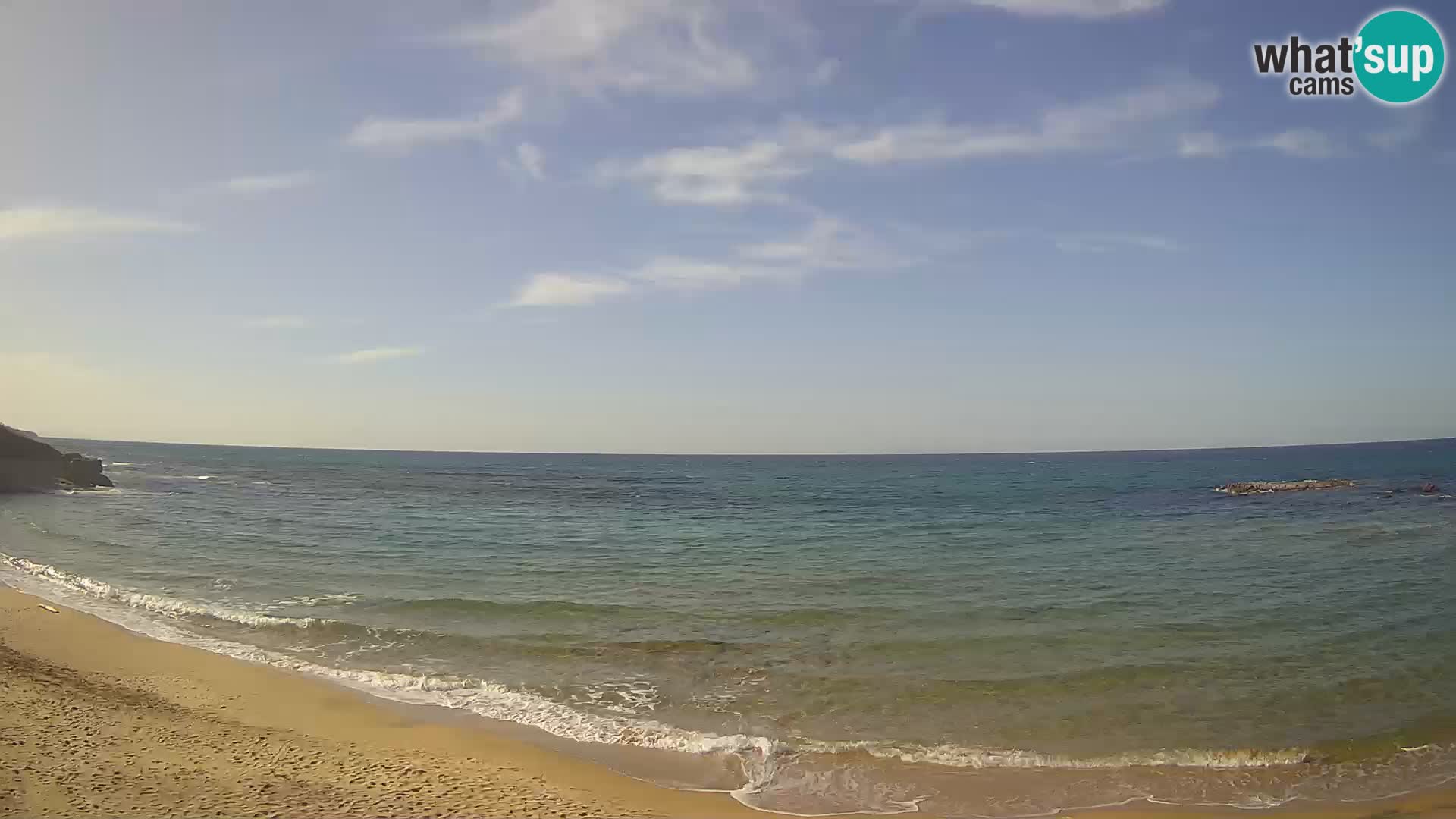 Lu Bagnu spletna kamera v živo Plaža Ampurias – Castelsardo – Sardinija – Italija