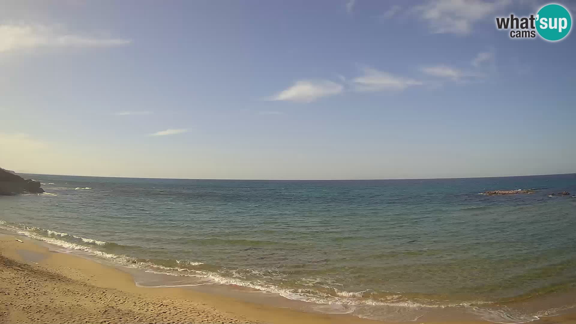 Lu Bagnu spletna kamera v živo Plaža Ampurias – Castelsardo – Sardinija – Italija