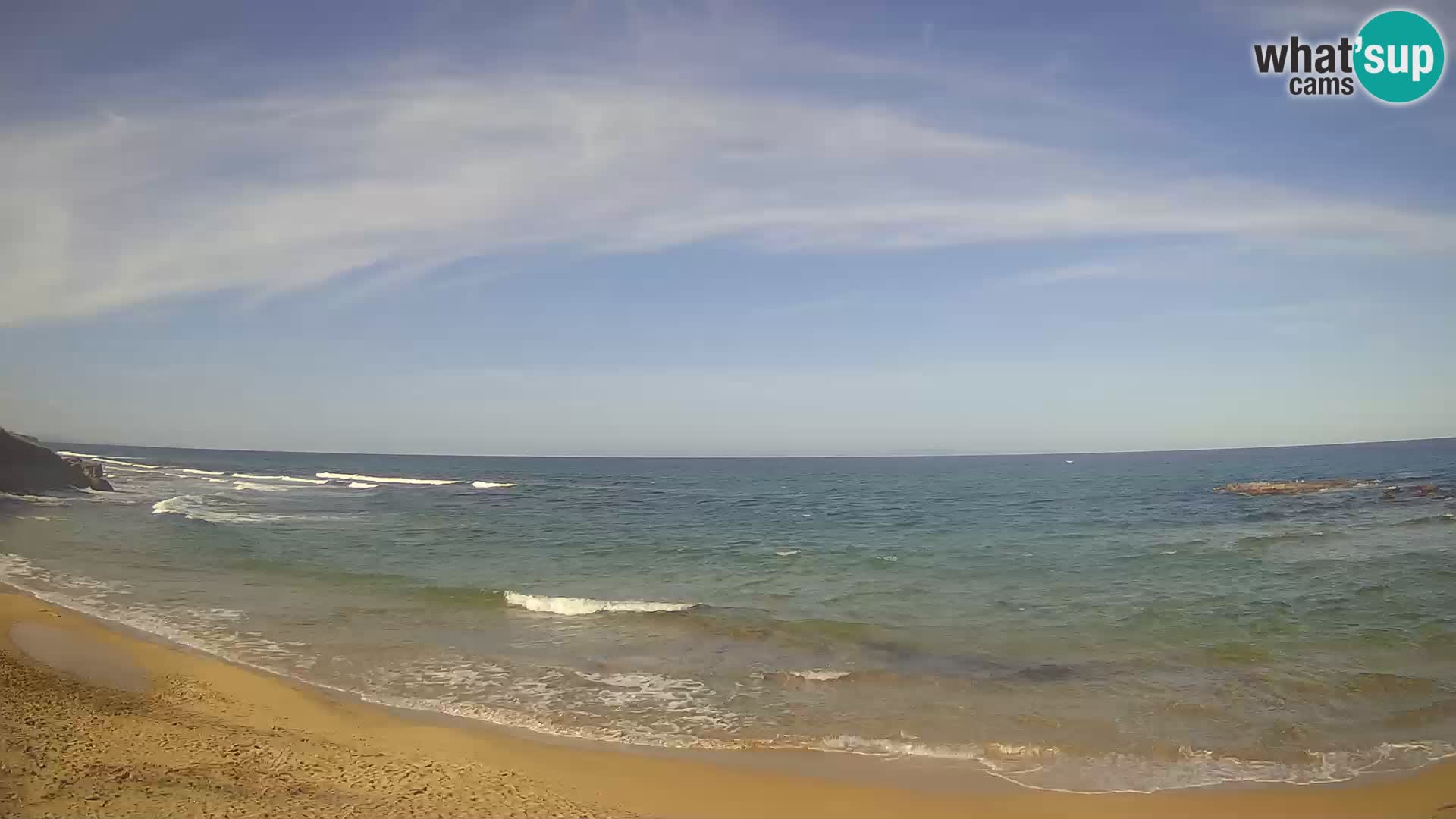 Lu Bagnu spletna kamera v živo Plaža Ampurias – Castelsardo – Sardinija – Italija