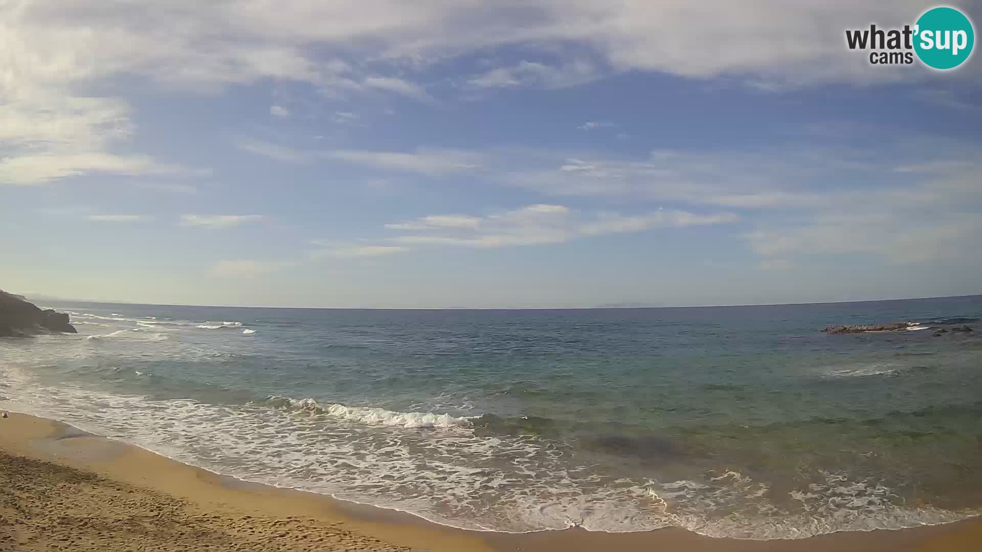 Lu Bagnu spletna kamera v živo Plaža Ampurias – Castelsardo – Sardinija – Italija