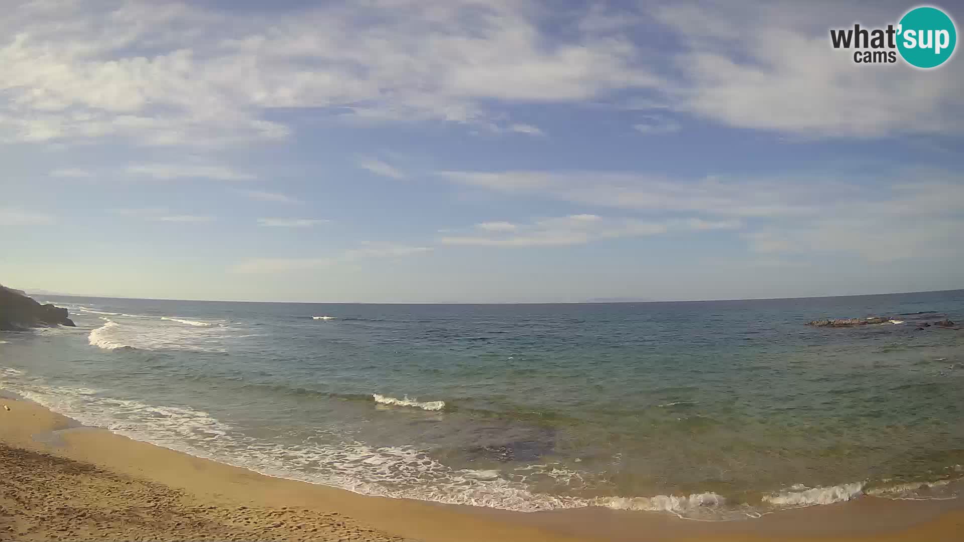 Lu Bagnu spletna kamera v živo Plaža Ampurias – Castelsardo – Sardinija – Italija