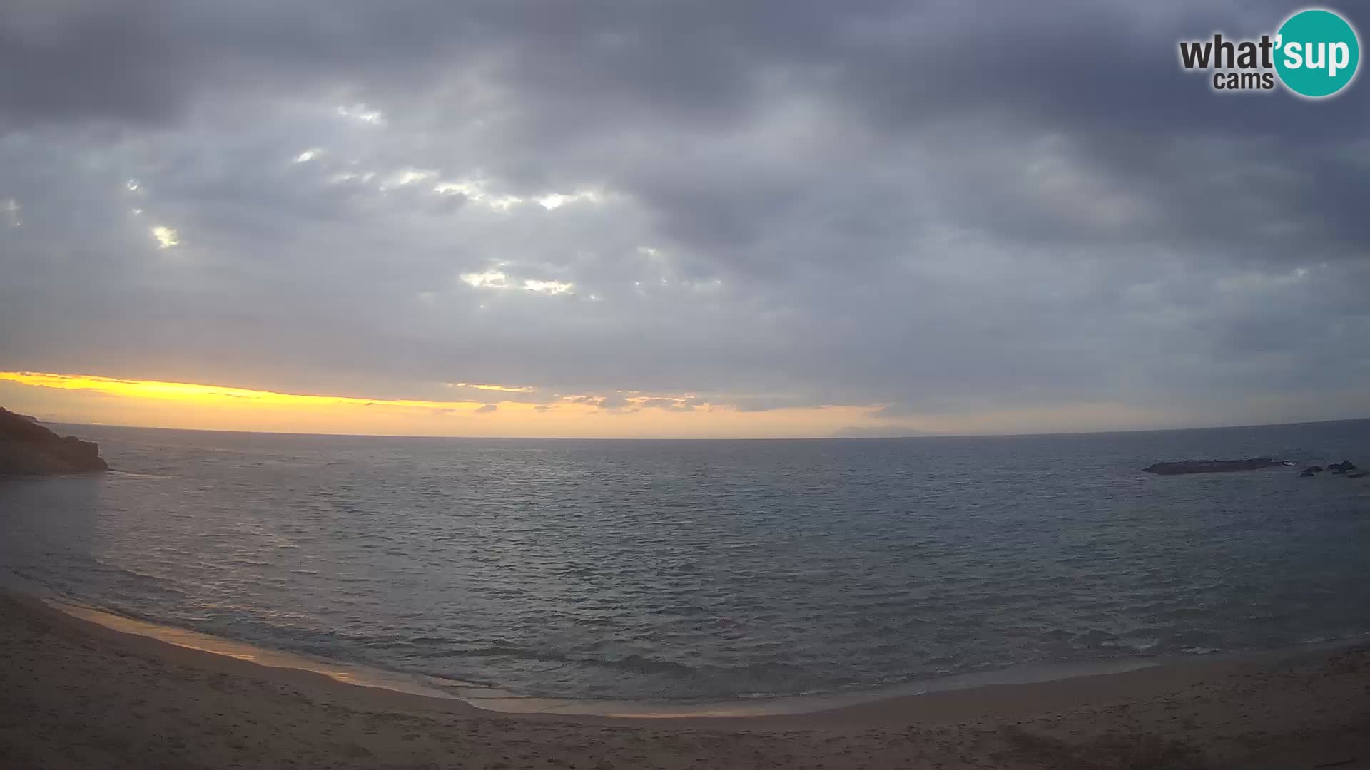 Lu Bagnu spletna kamera v živo Plaža Ampurias – Castelsardo – Sardinija – Italija