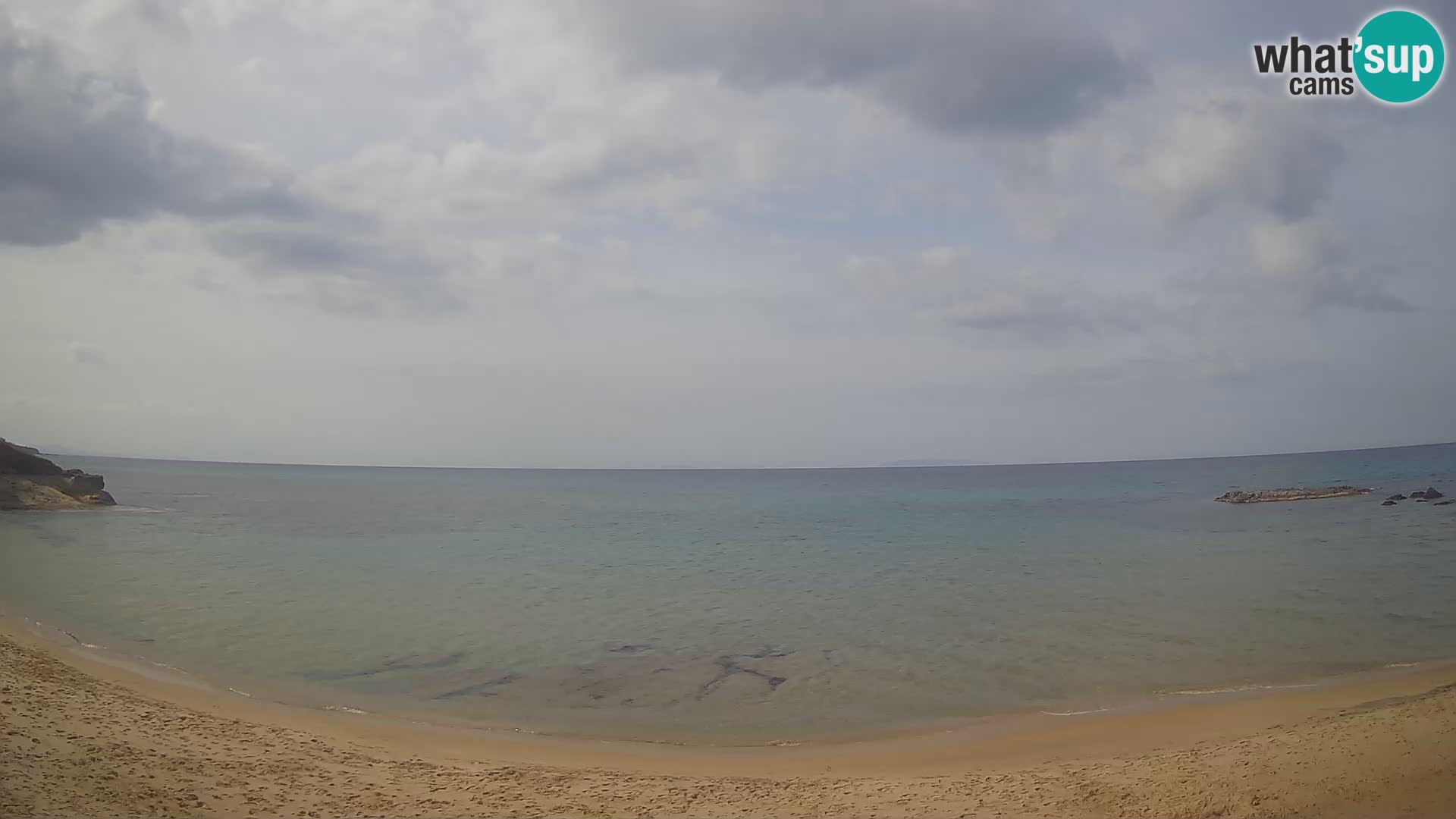 Lu Bagnu spletna kamera v živo Plaža Ampurias – Castelsardo – Sardinija – Italija