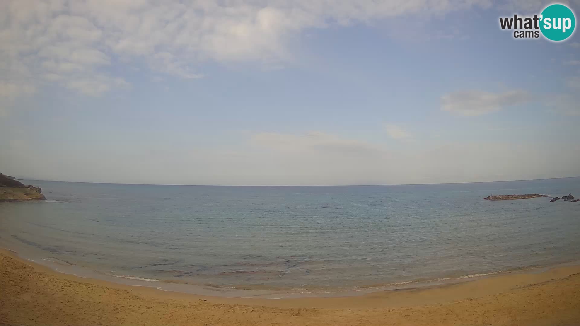 Lu Bagnu spletna kamera v živo Plaža Ampurias – Castelsardo – Sardinija – Italija