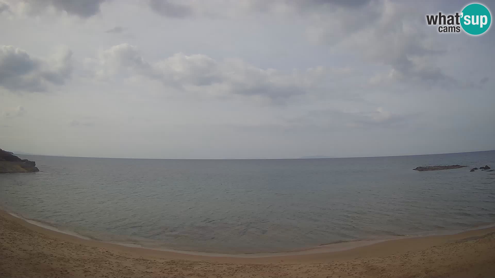 Lu Bagnu spletna kamera v živo Plaža Ampurias – Castelsardo – Sardinija – Italija