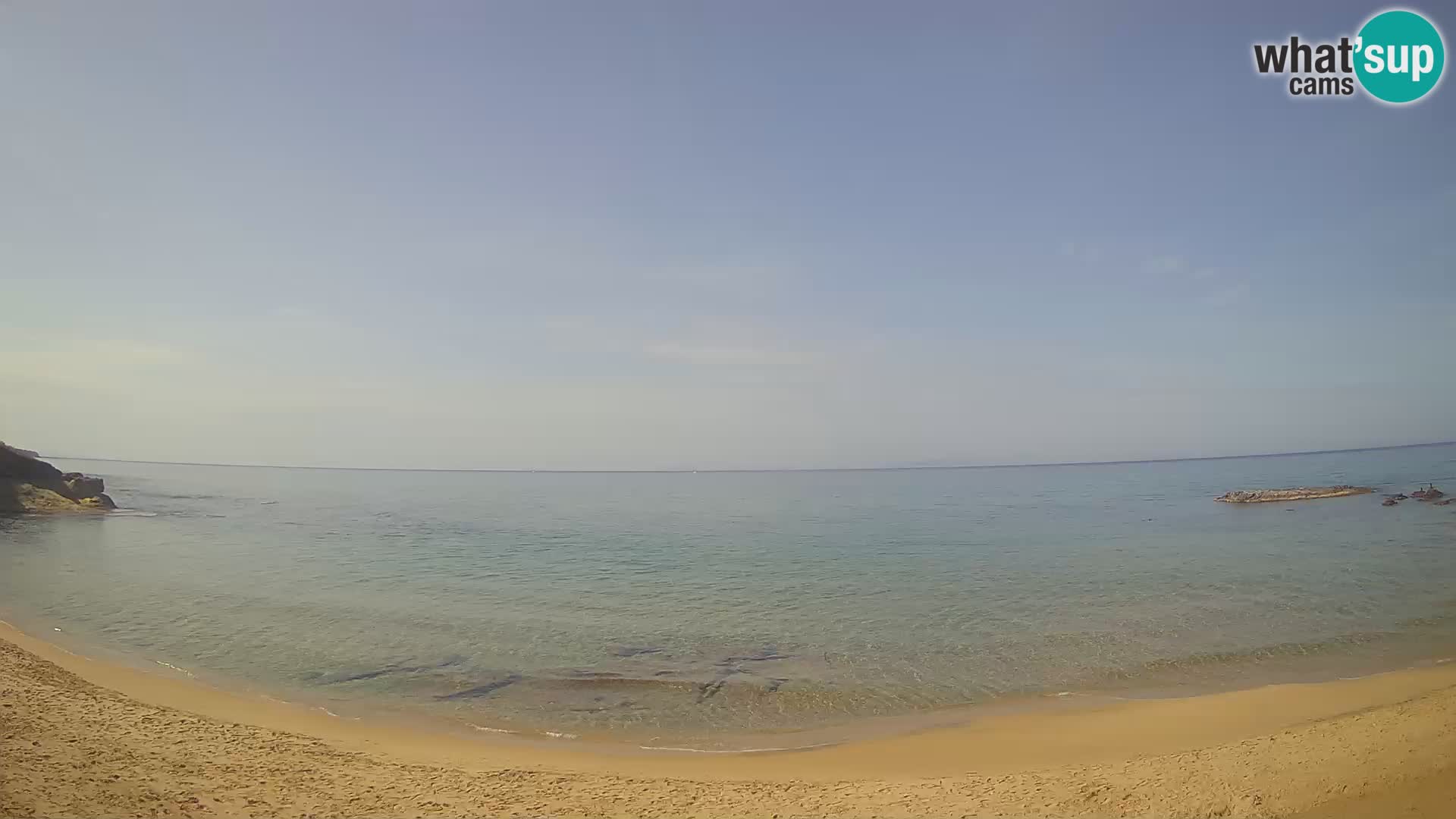 Lu Bagnu spletna kamera v živo Plaža Ampurias – Castelsardo – Sardinija – Italija