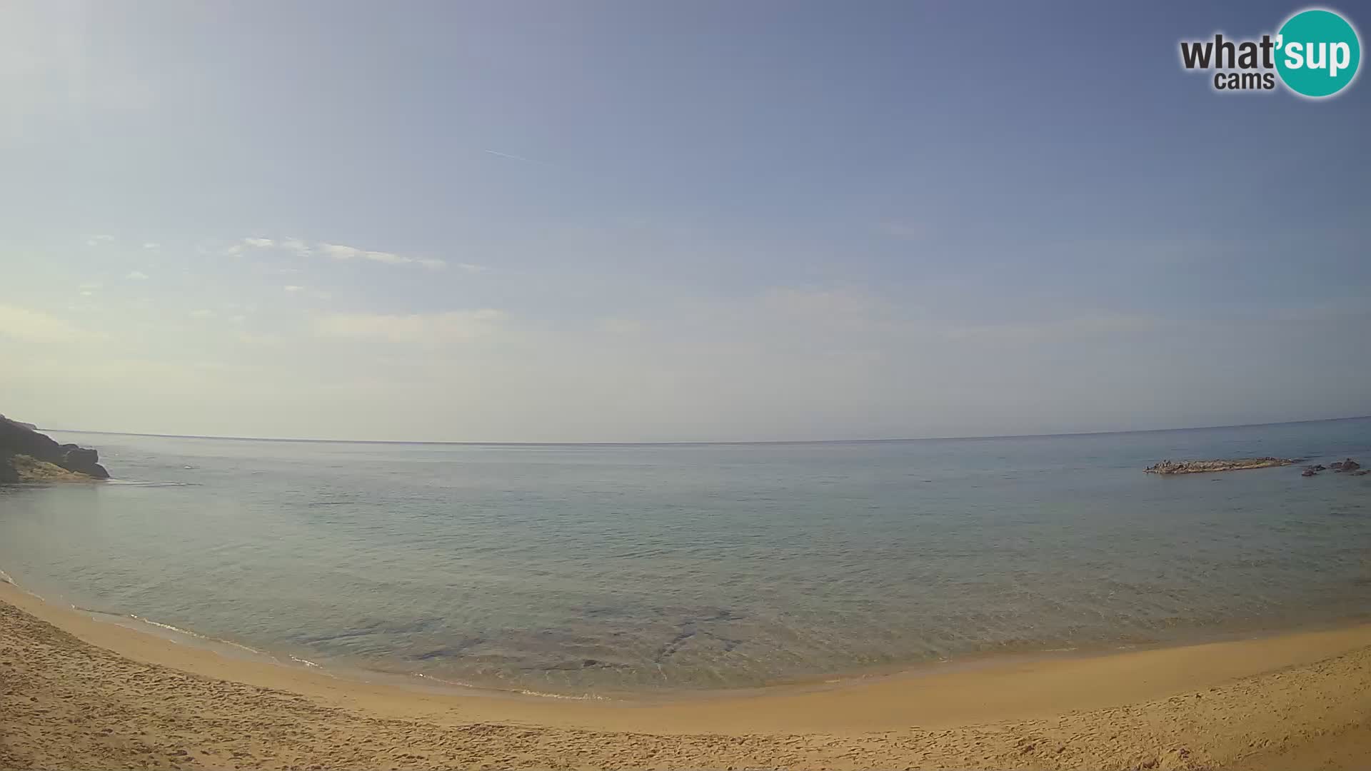 Lu Bagnu spletna kamera v živo Plaža Ampurias – Castelsardo – Sardinija – Italija