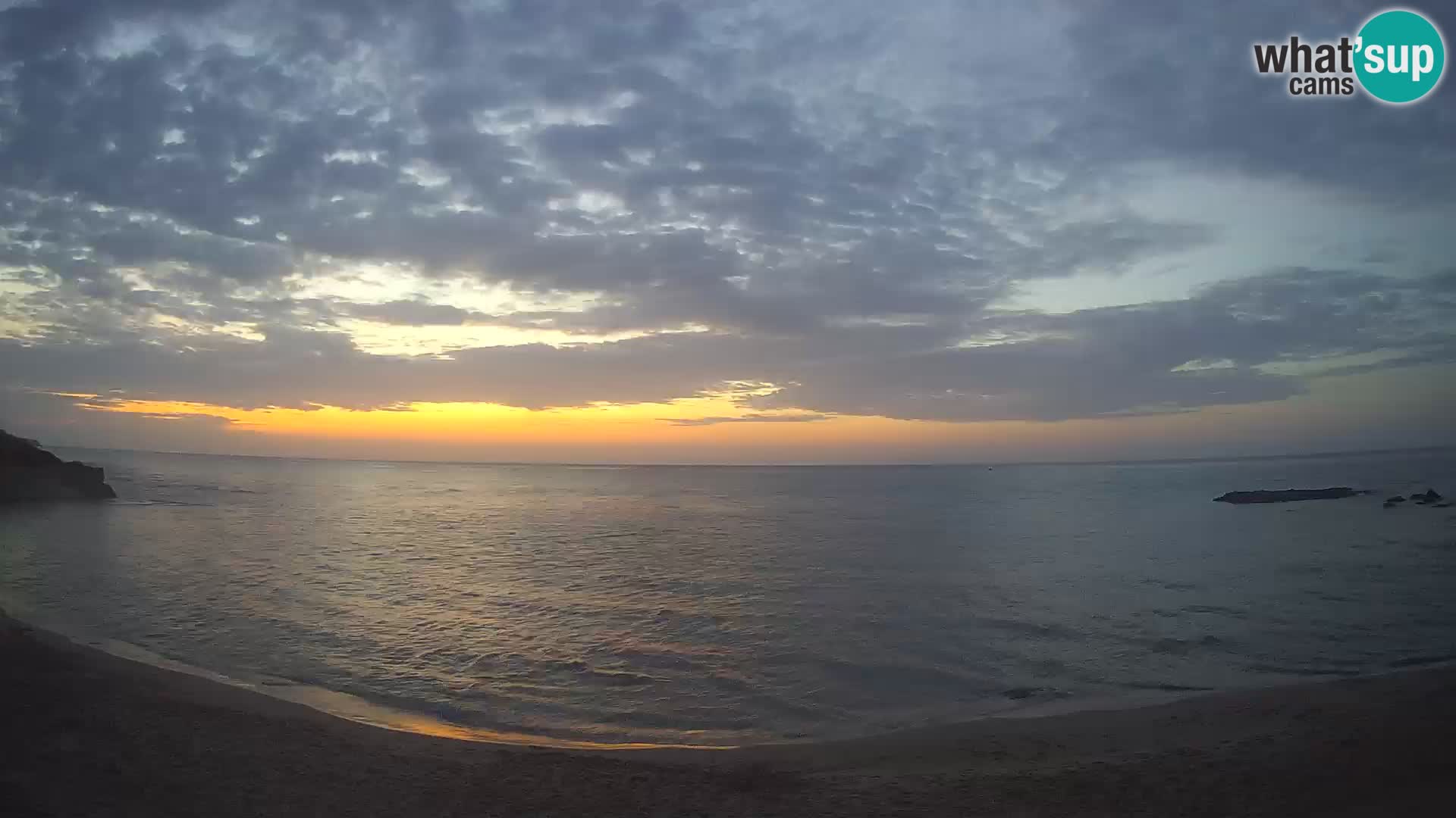 Lu Bagnu spletna kamera v živo Plaža Ampurias – Castelsardo – Sardinija – Italija