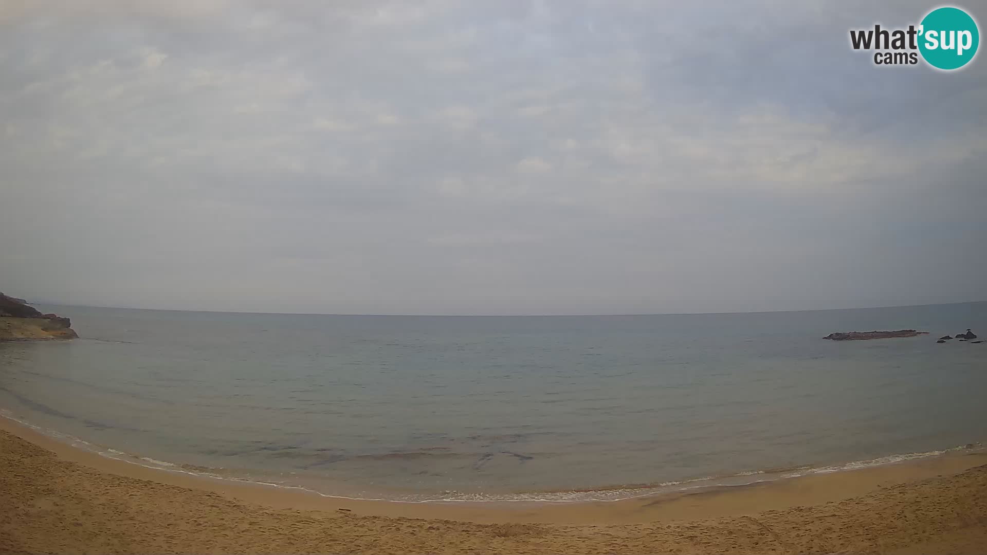 Lu Bagnu spletna kamera v živo Plaža Ampurias – Castelsardo – Sardinija – Italija