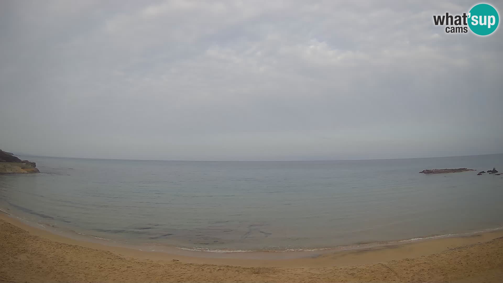 Lu Bagnu spletna kamera v živo Plaža Ampurias – Castelsardo – Sardinija – Italija