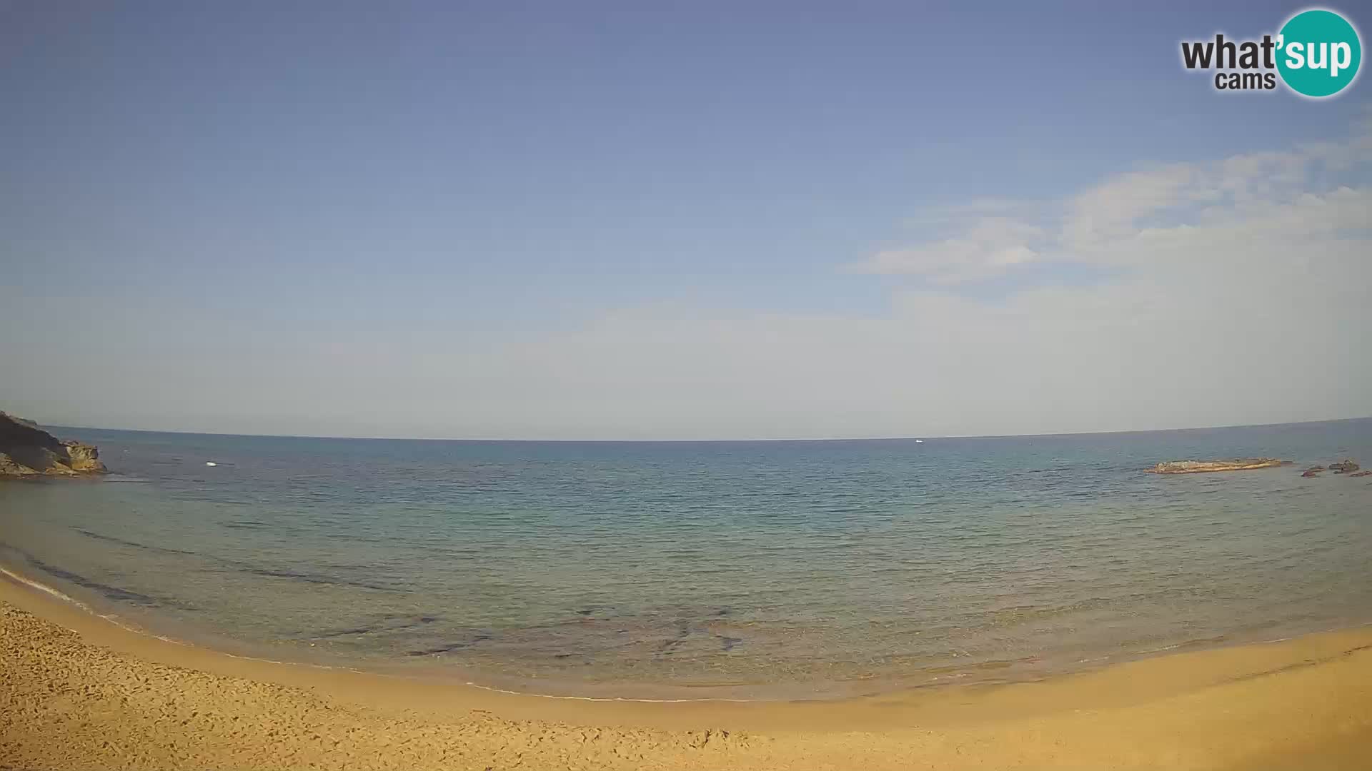 Lu Bagnu spletna kamera v živo Plaža Ampurias – Castelsardo – Sardinija – Italija