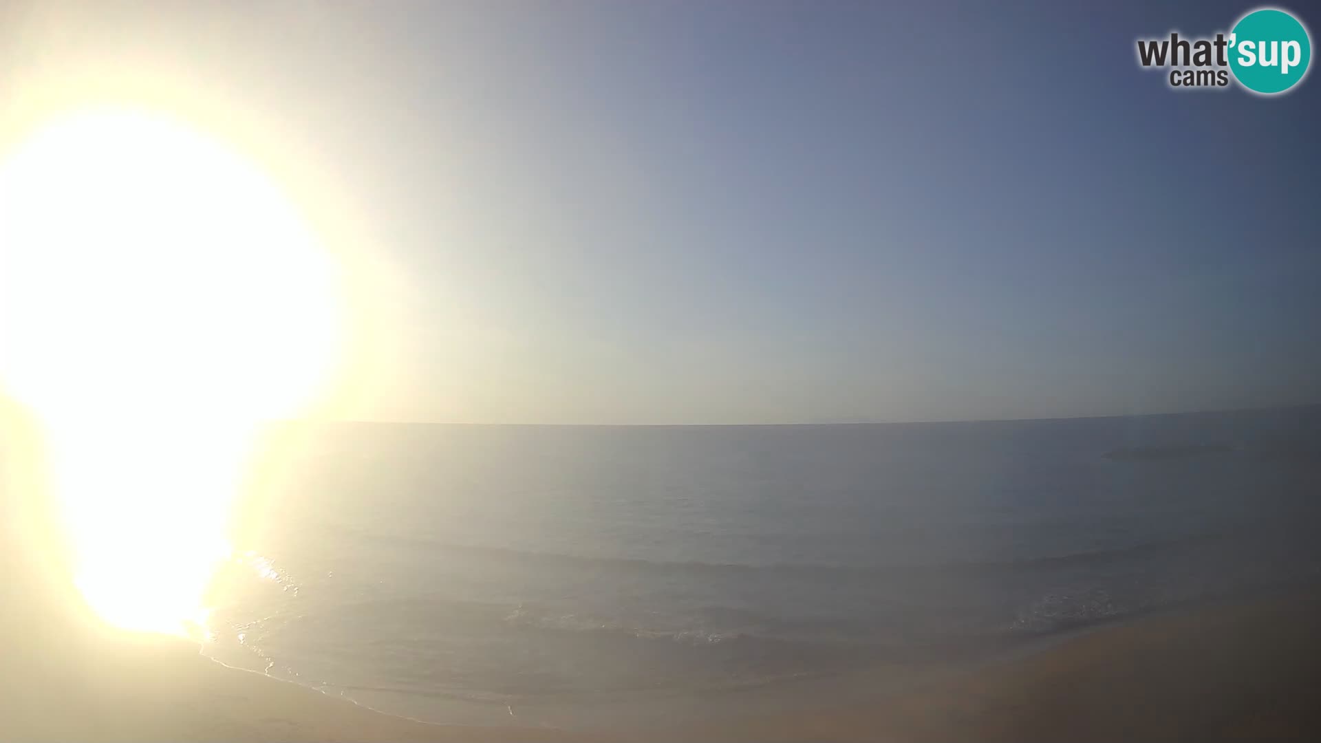 Lu Bagnu spletna kamera v živo Plaža Ampurias – Castelsardo – Sardinija – Italija