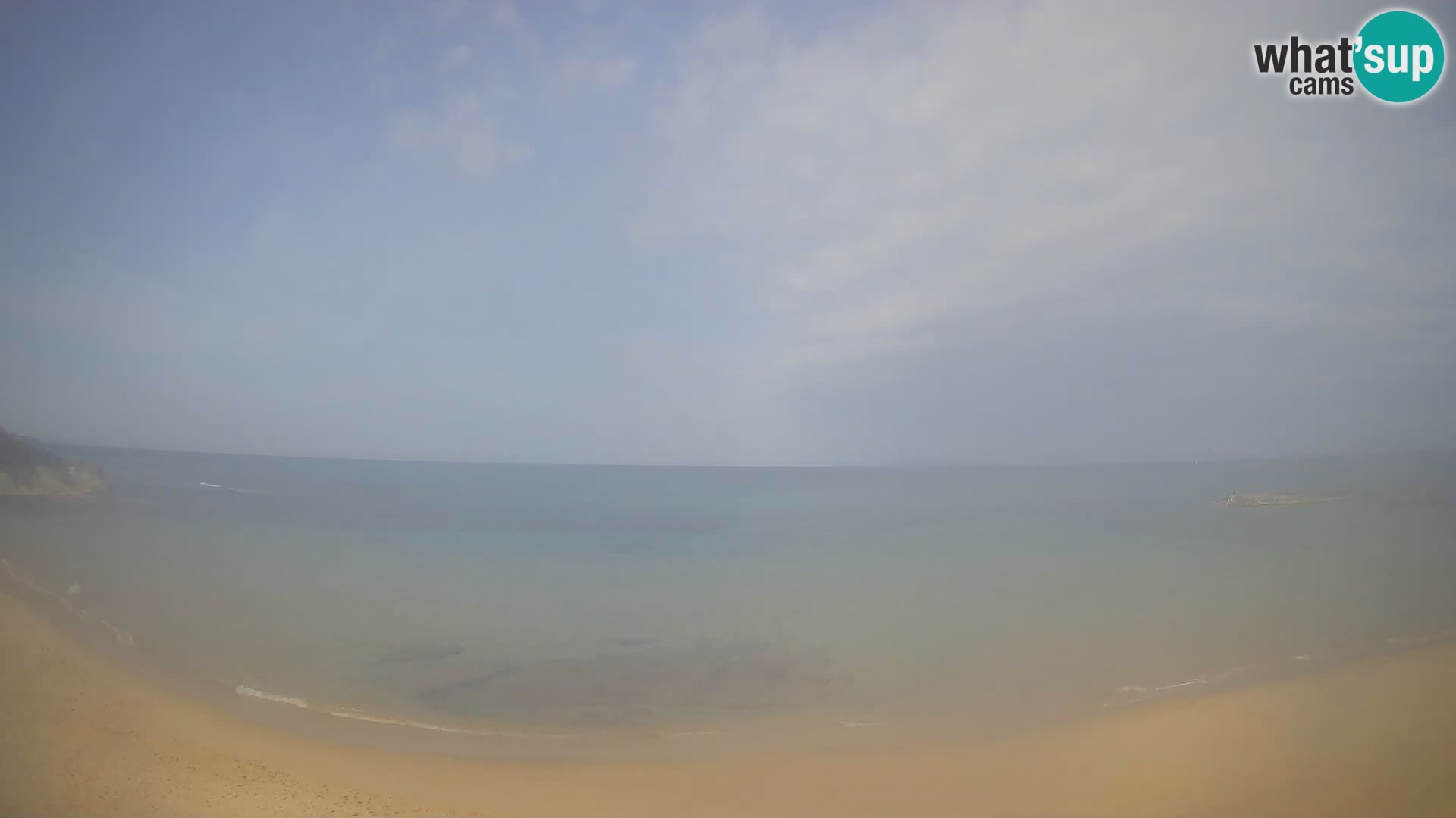 Lu Bagnu spletna kamera v živo Plaža Ampurias – Castelsardo – Sardinija – Italija