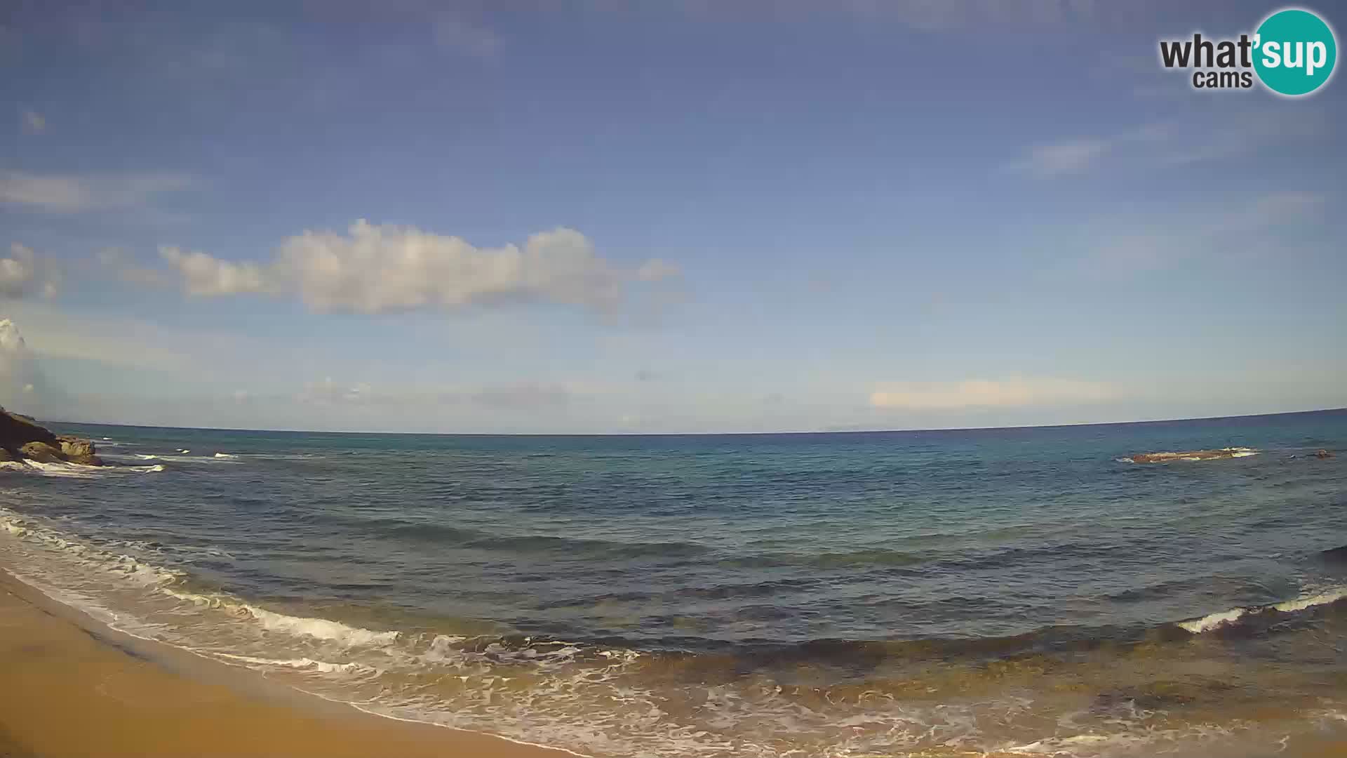 Lu Bagnu spletna kamera v živo Plaža Ampurias – Castelsardo – Sardinija – Italija