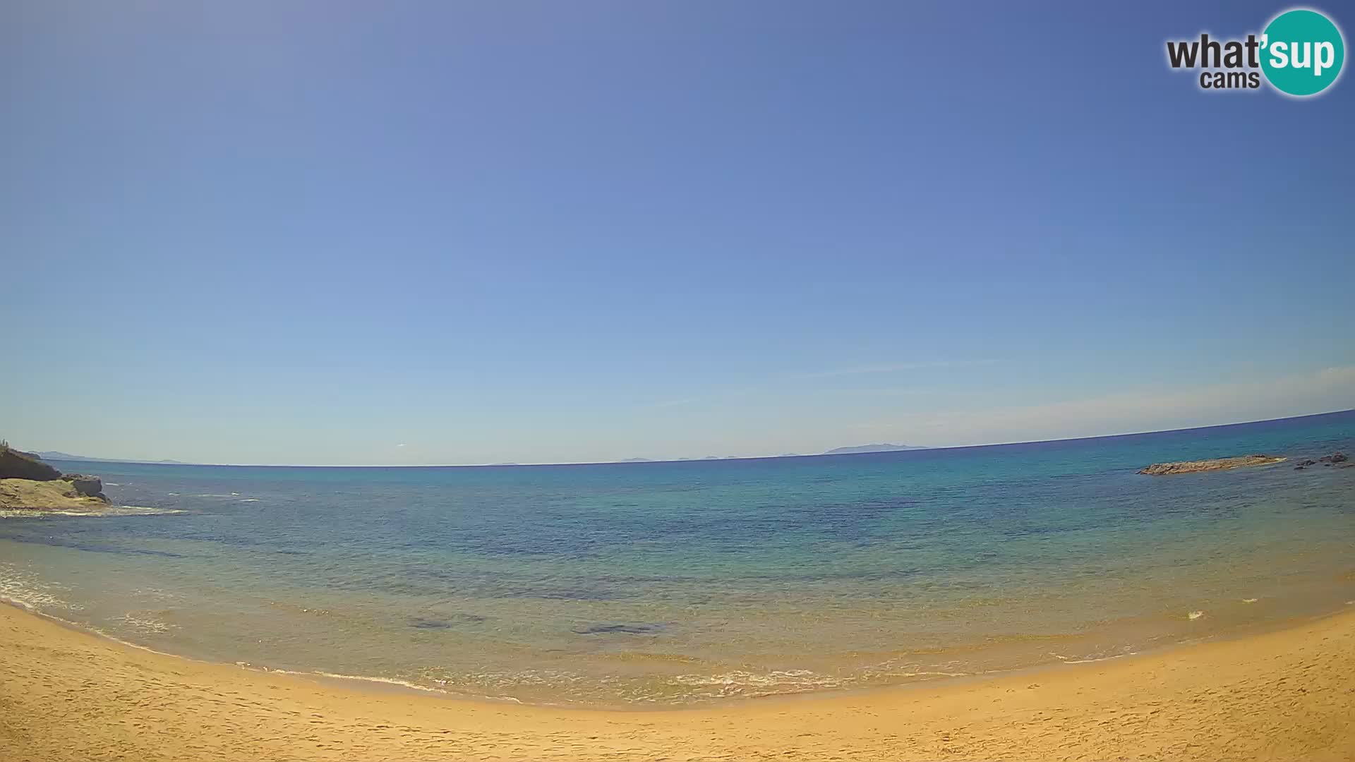 Lu Bagnu live webcam Ampurias beach – Castelsardo – Sardinia – Italy