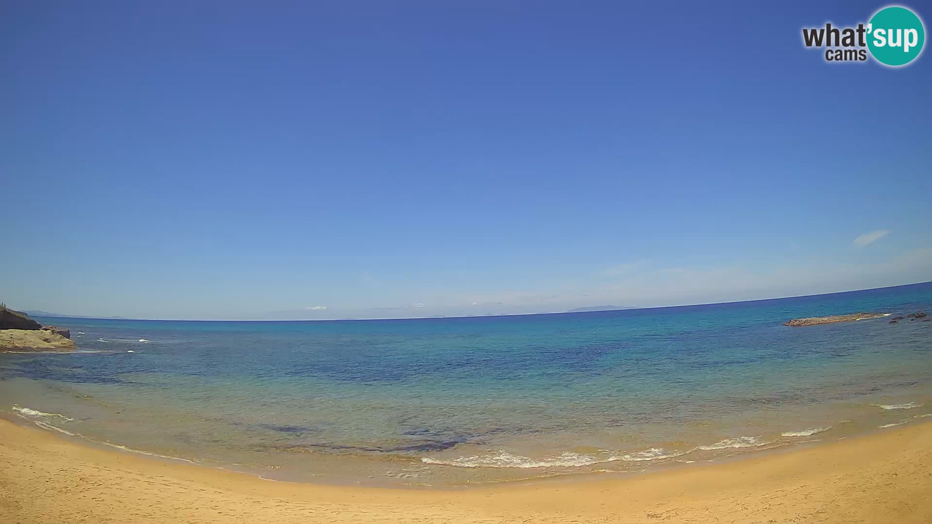 Lu Bagnu live webcam Ampurias beach – Castelsardo – Sardinia – Italy
