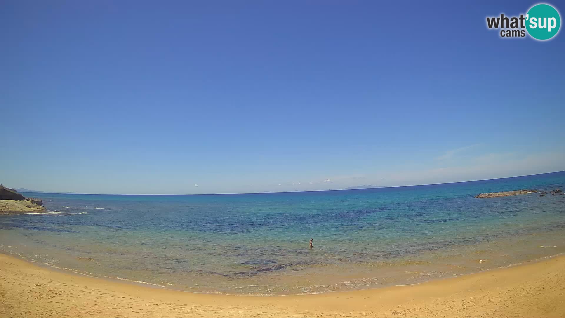 Lu Bagnu live webcam Ampurias beach – Castelsardo – Sardinia – Italy