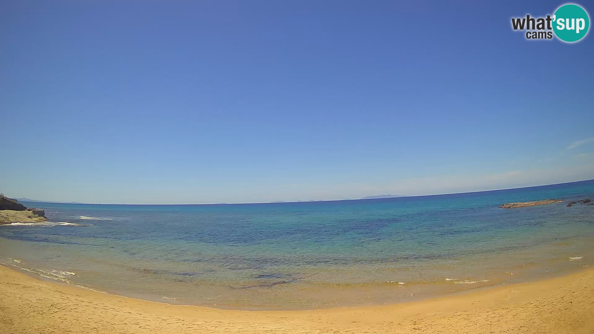 Lu Bagnu live webcam Ampurias beach – Castelsardo – Sardinia – Italy