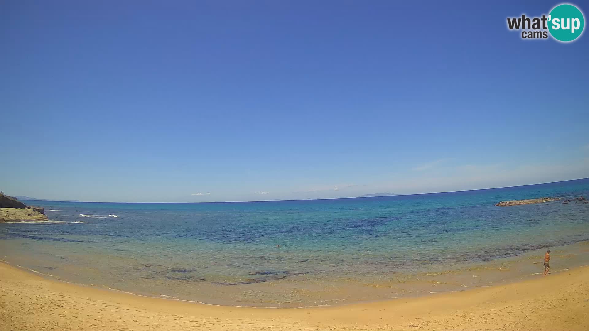 Lu Bagnu live webcam Ampurias beach – Castelsardo – Sardinia – Italy