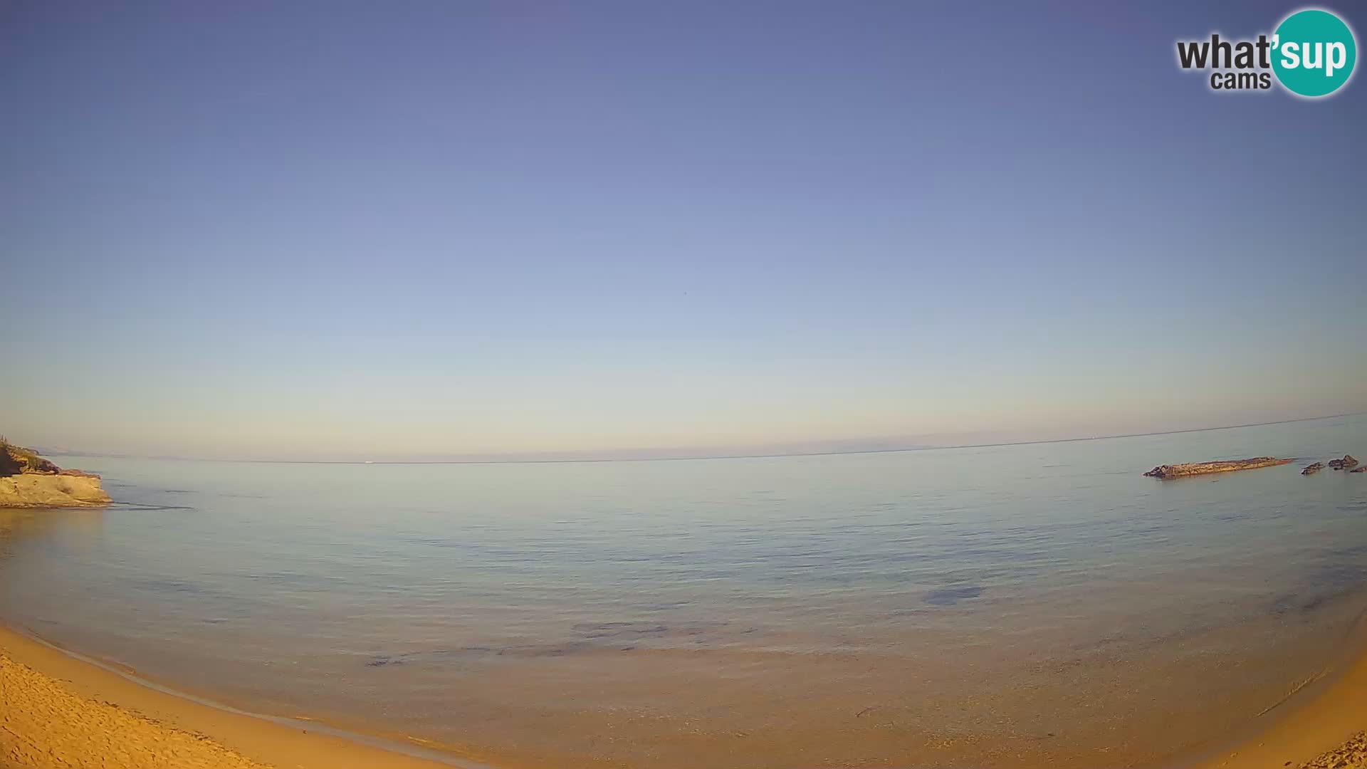 Lu Bagnu live webcam Ampurias beach – Castelsardo – Sardinia – Italy
