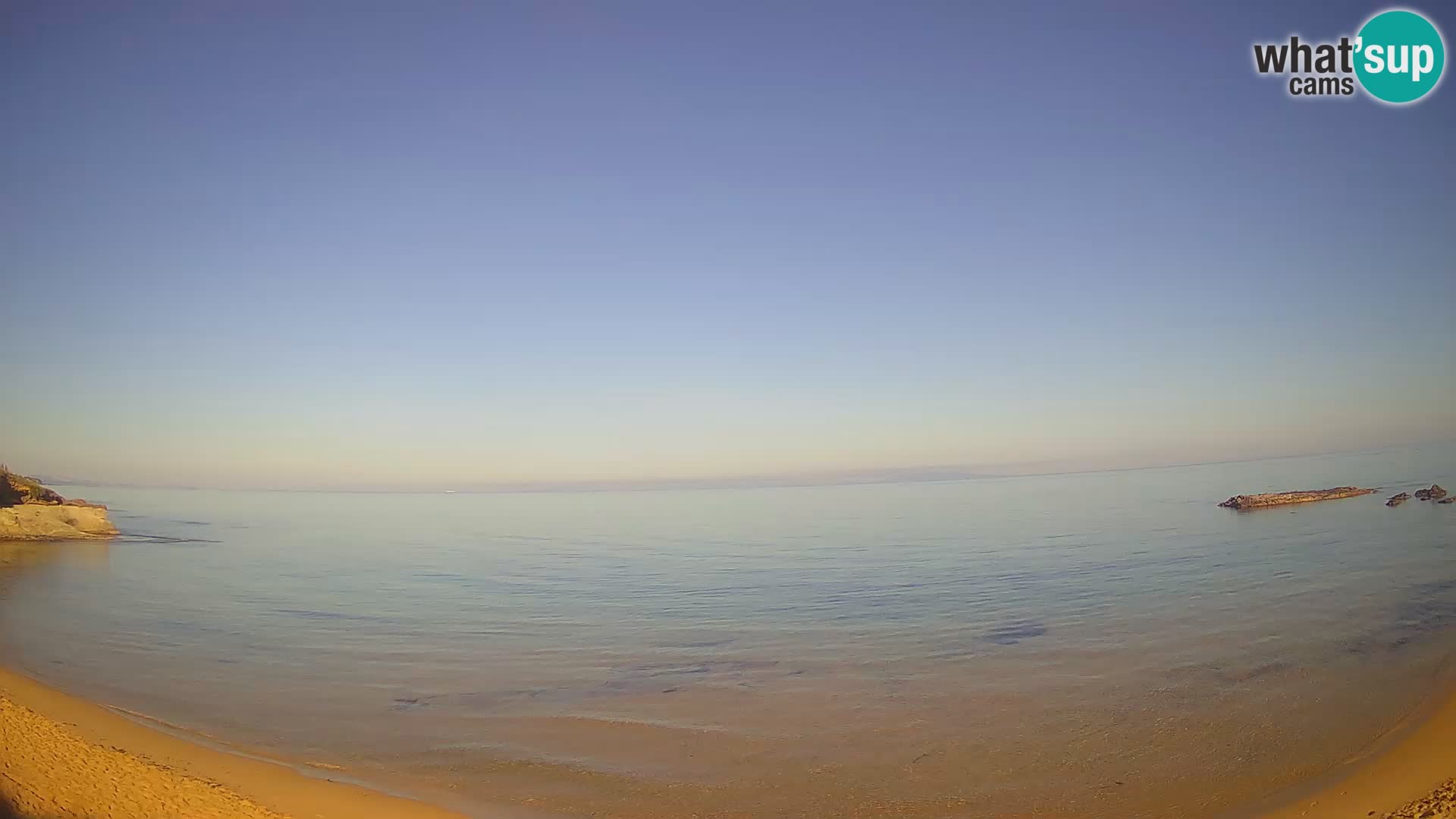 Lu Bagnu live webcam Ampurias beach – Castelsardo – Sardinia – Italy