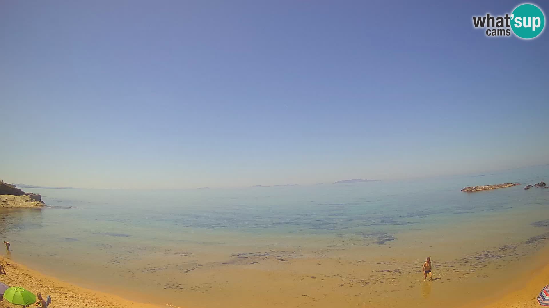 Lu Bagnu spletna kamera v živo Plaža Ampurias – Castelsardo – Sardinija – Italija