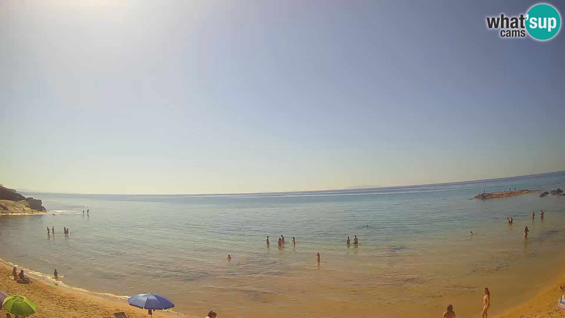 Lu Bagnu web kamera uživo Ampurias plaža – Castelsardo – Sardinija – Italija