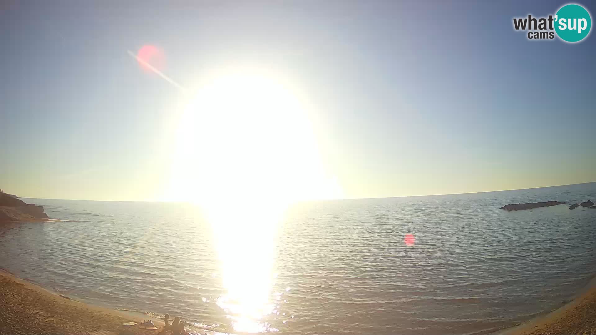 Lu Bagnu webcam en direct Plage d’Ampurias – Castelsardo – Sardaigne – Italie