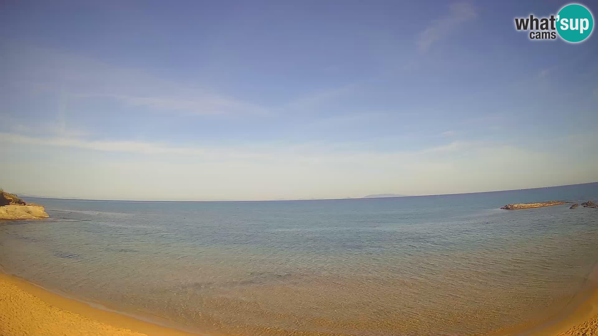 Lu Bagnu webcam en direct Plage d’Ampurias – Castelsardo – Sardaigne – Italie
