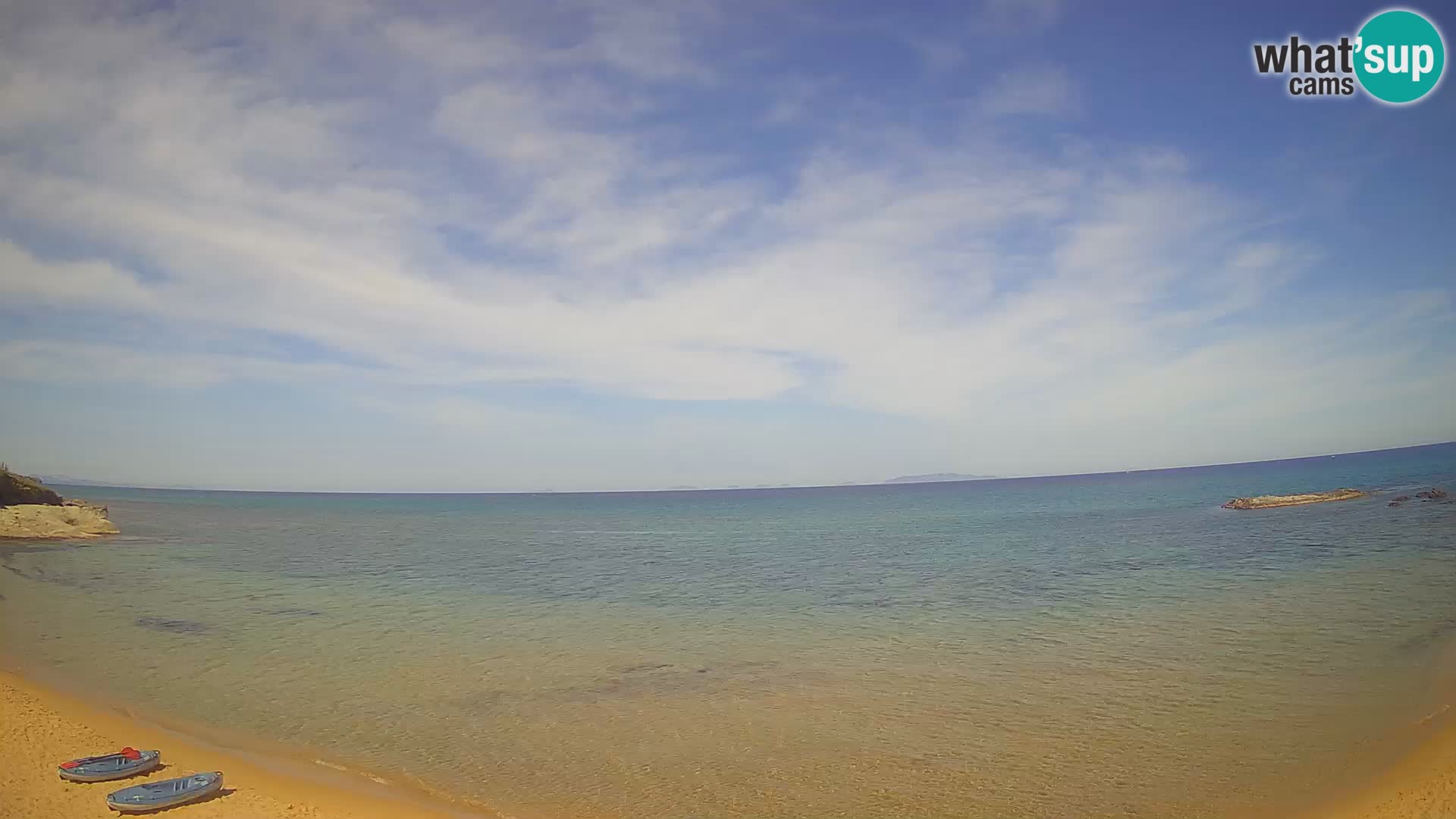 Lu Bagnu live webcam Ampurias beach – Castelsardo – Sardinia – Italy