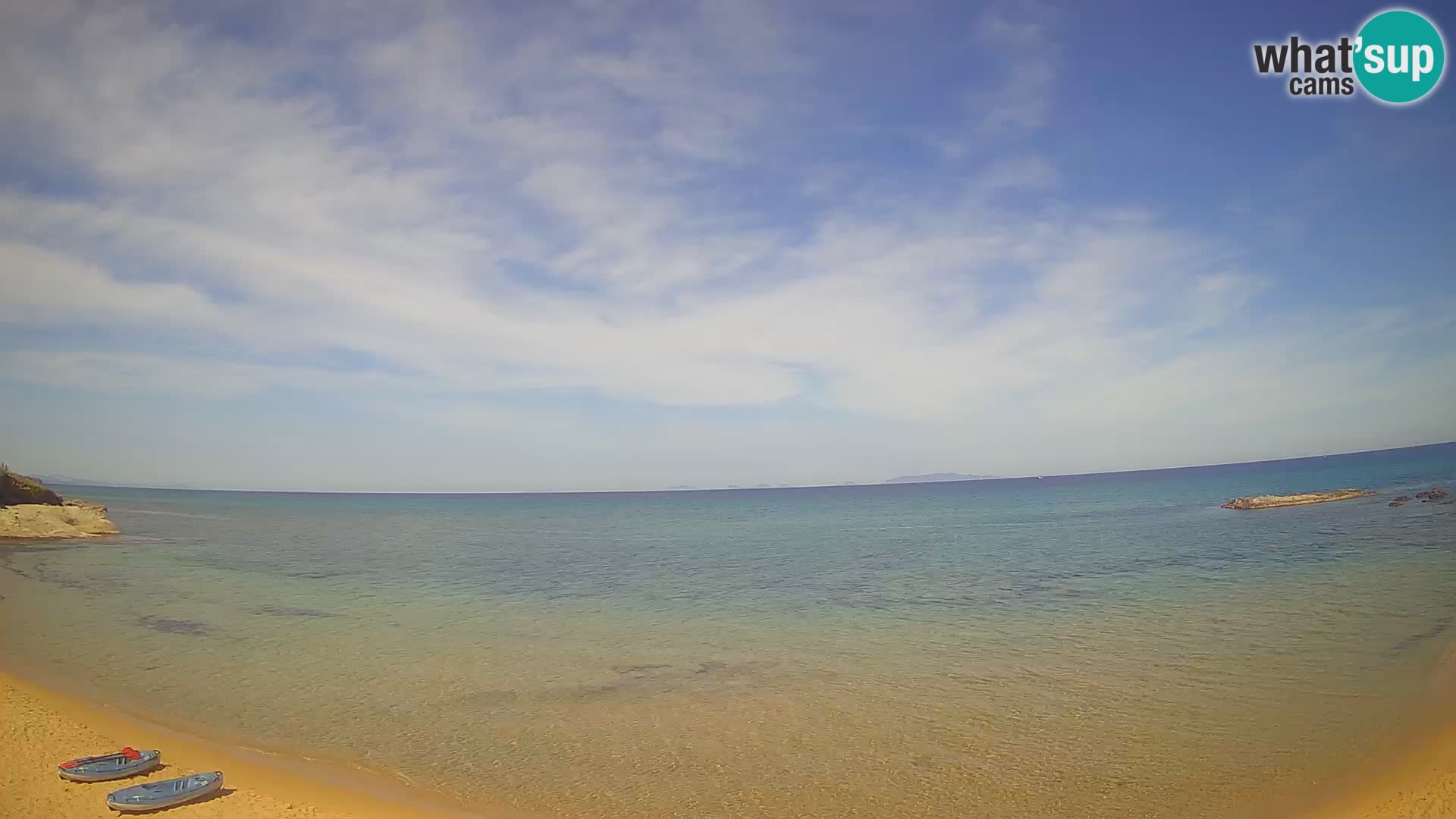 Lu Bagnu live webcam Ampurias beach – Castelsardo – Sardinia – Italy