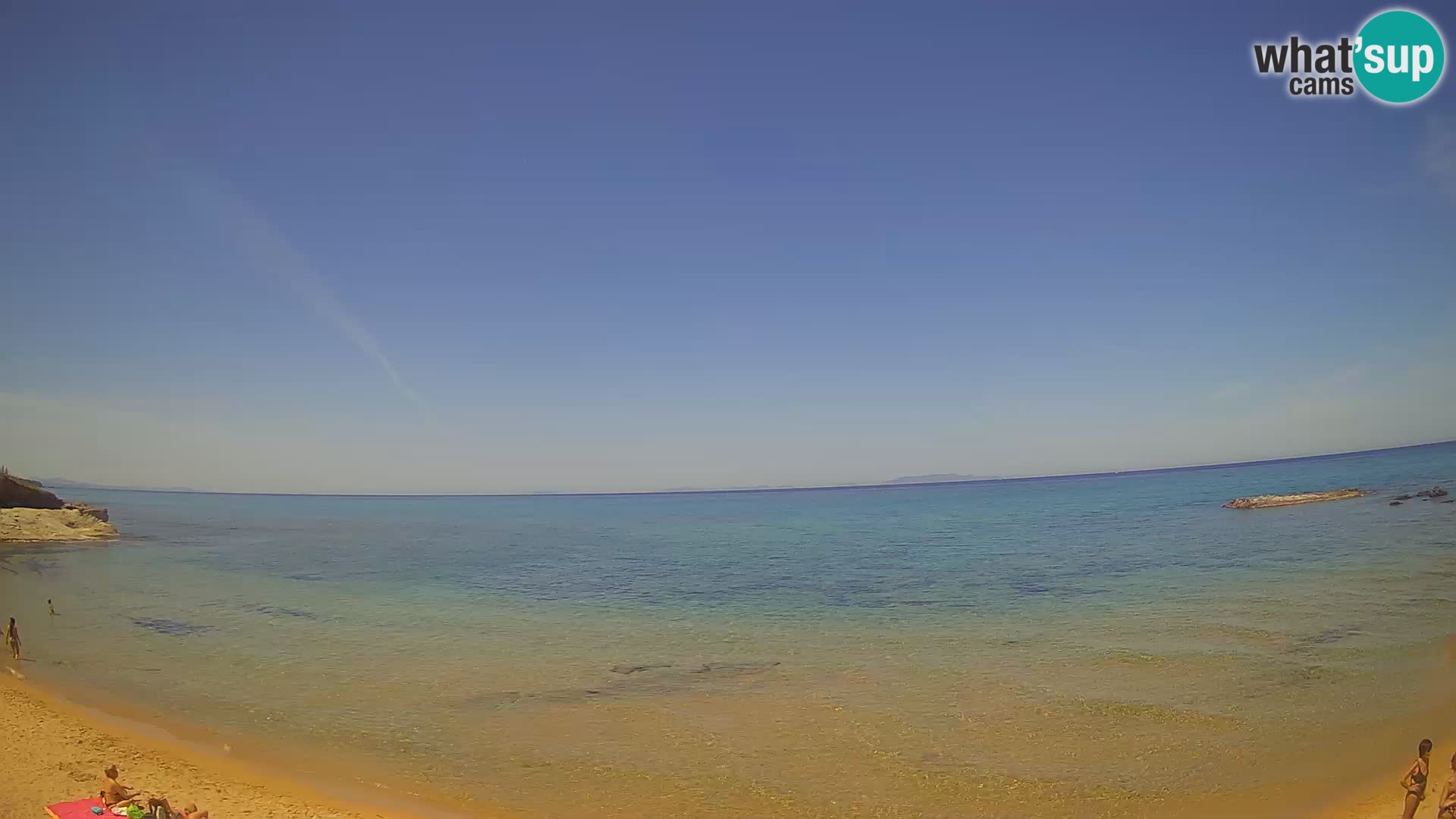 Lu Bagnu live webcam Ampurias beach – Castelsardo – Sardinia – Italy