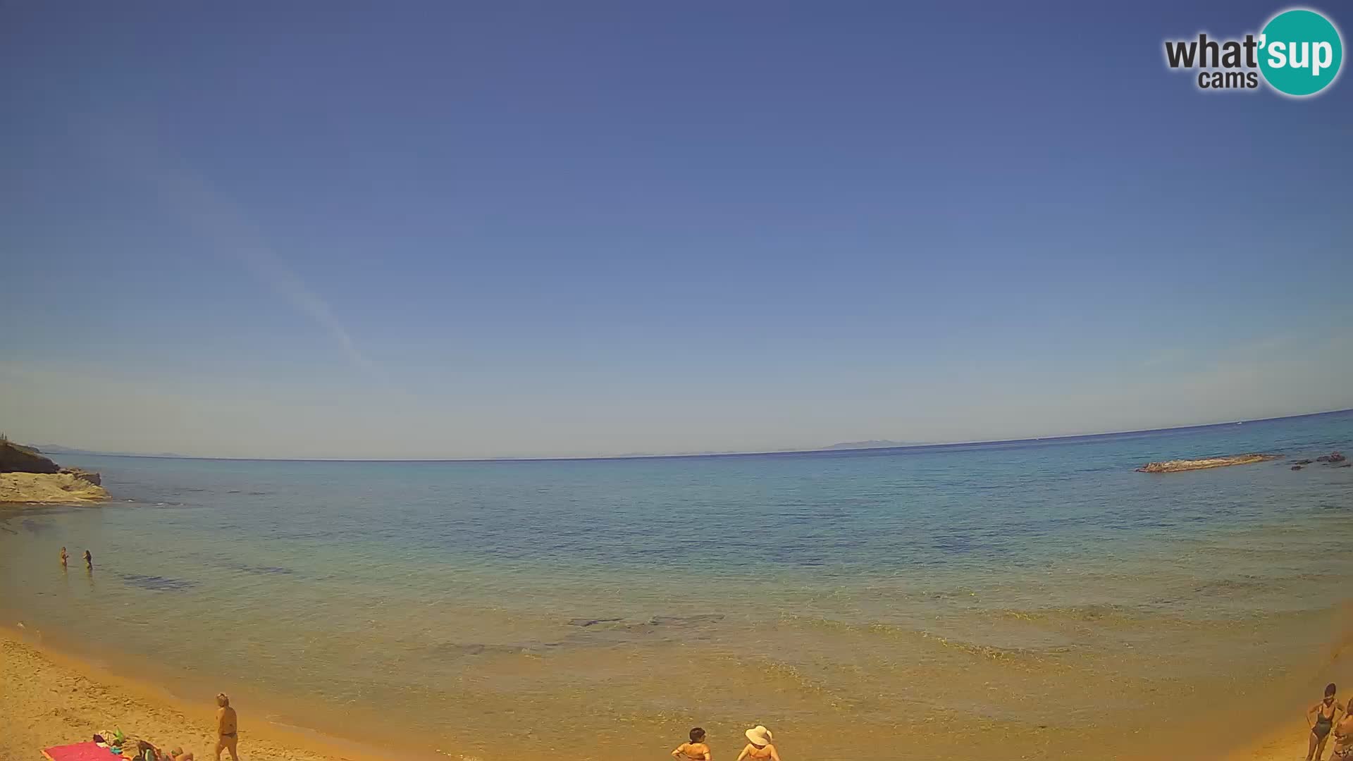 Lu Bagnu live webcam Ampurias beach – Castelsardo – Sardinia – Italy