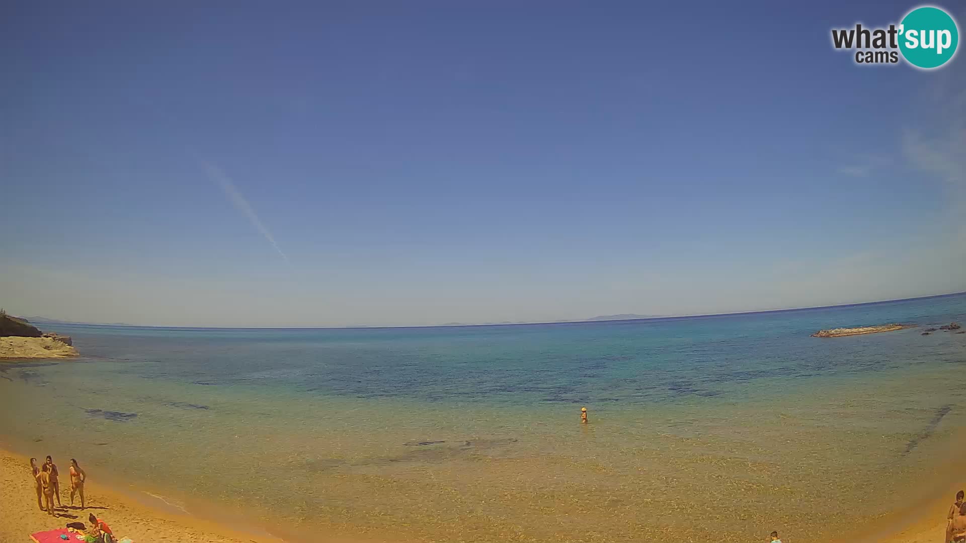 Lu Bagnu live webcam Ampurias beach – Castelsardo – Sardinia – Italy