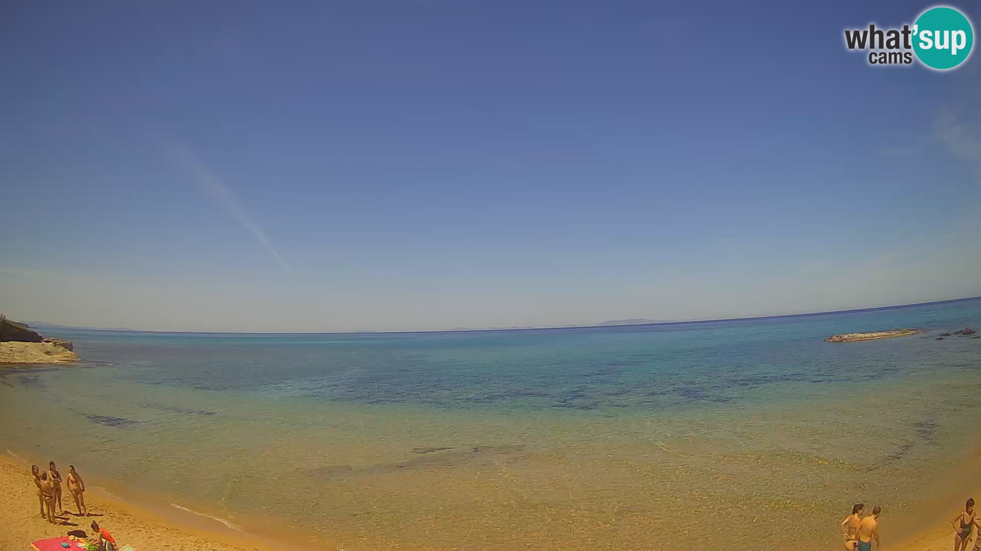 Lu Bagnu live webcam Ampurias beach – Castelsardo – Sardinia – Italy
