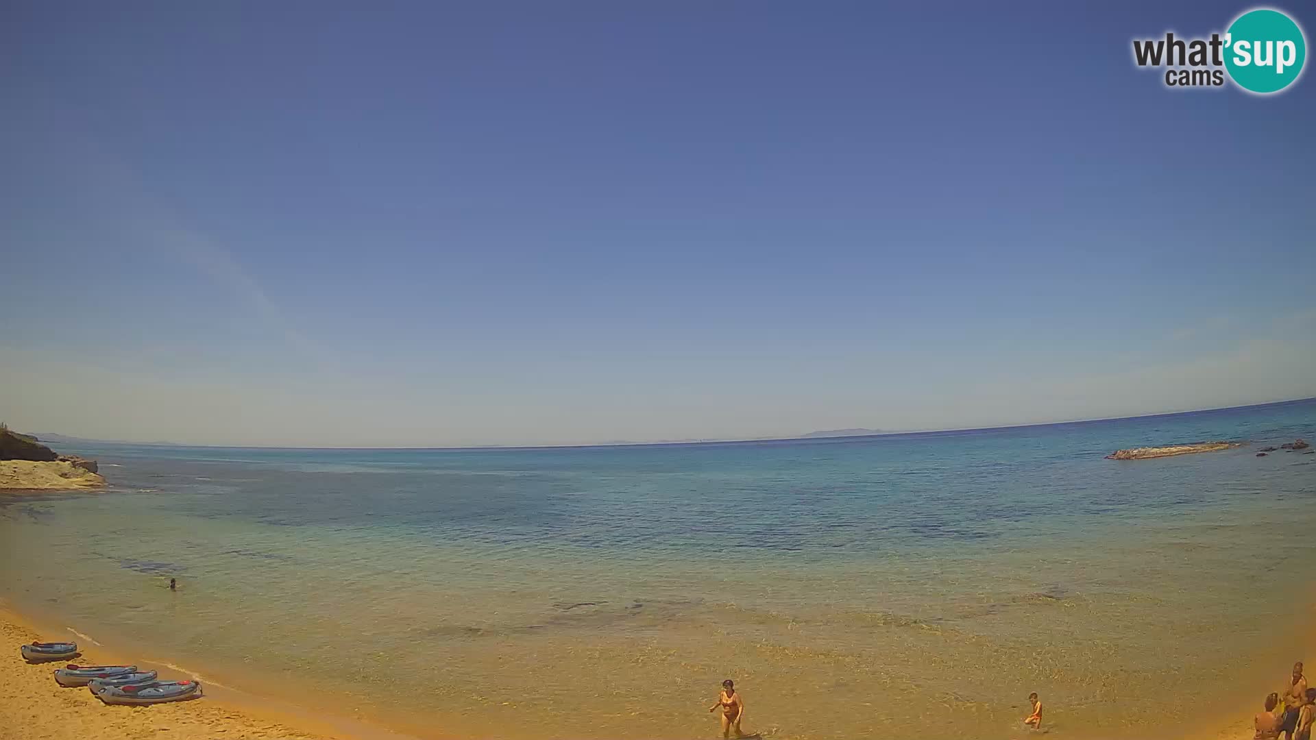 Lu Bagnu webcam en vivo Playa de Ampurias – Castelsardo – Cerdeña – Italia