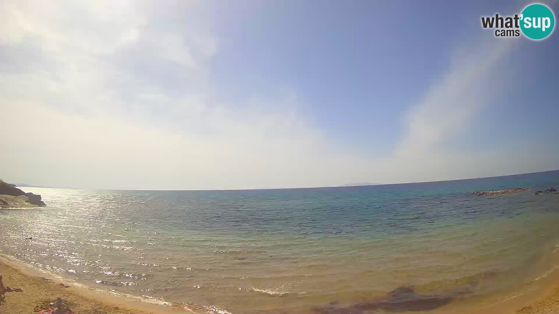 Lu Bagnu spletna kamera v živo Plaža Ampurias – Castelsardo – Sardinija – Italija