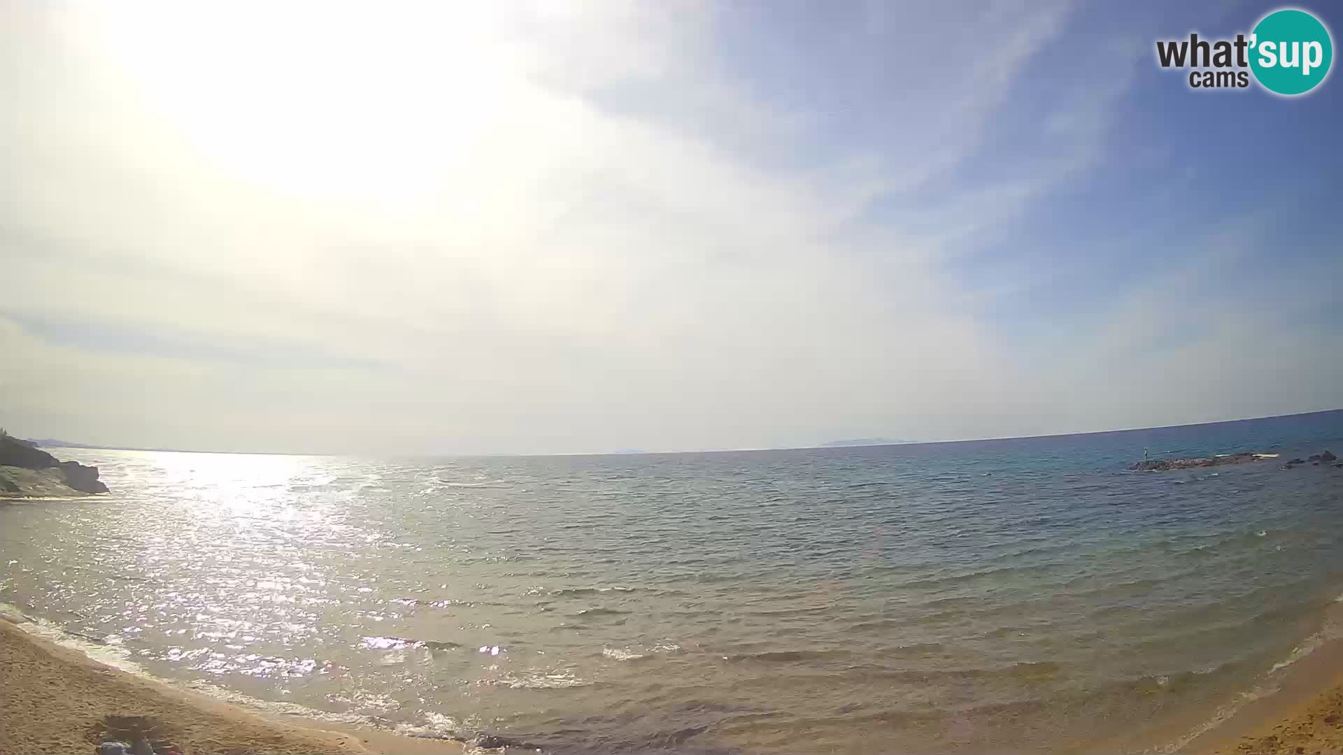 Lu Bagnu live webcam Ampurias beach – Castelsardo – Sardinia – Italy