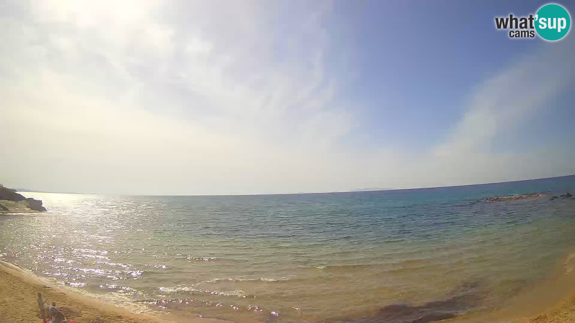 Lu Bagnu spletna kamera v živo Plaža Ampurias – Castelsardo – Sardinija – Italija