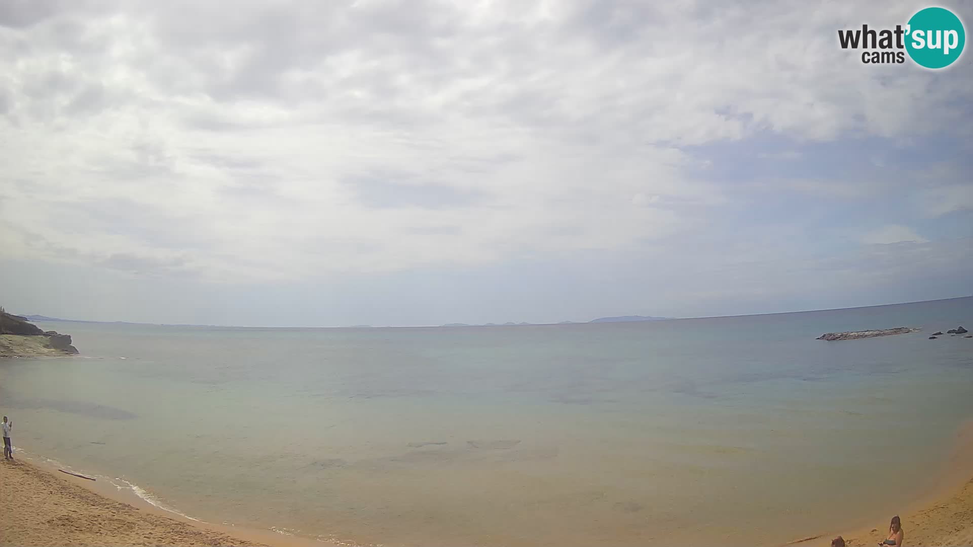 Lu Bagnu webcam en direct Plage d’Ampurias – Castelsardo – Sardaigne – Italie